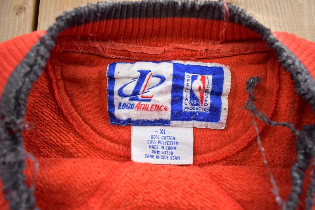 Vintage 1990s Chicago Bulls NBA Basketball Crewneck Sweatshirt Men's XL - Image 5
