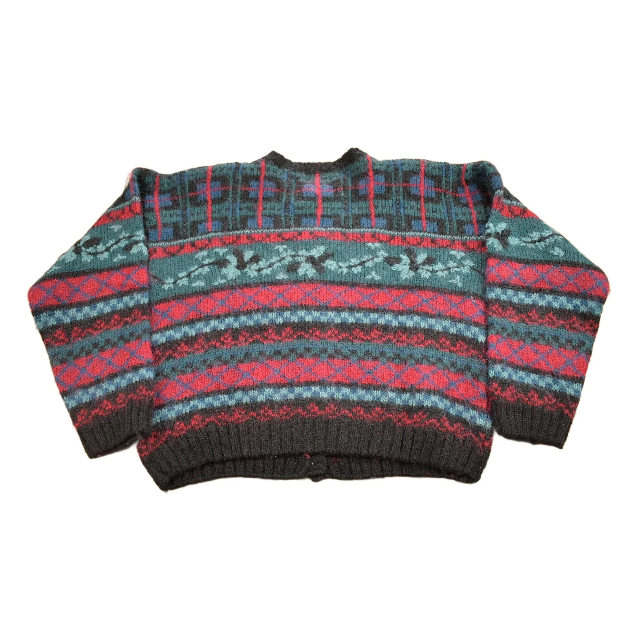 Vintage 1990s Christopher & Banks Mohair Knit Cardigan Sweater Women's M - Image 2