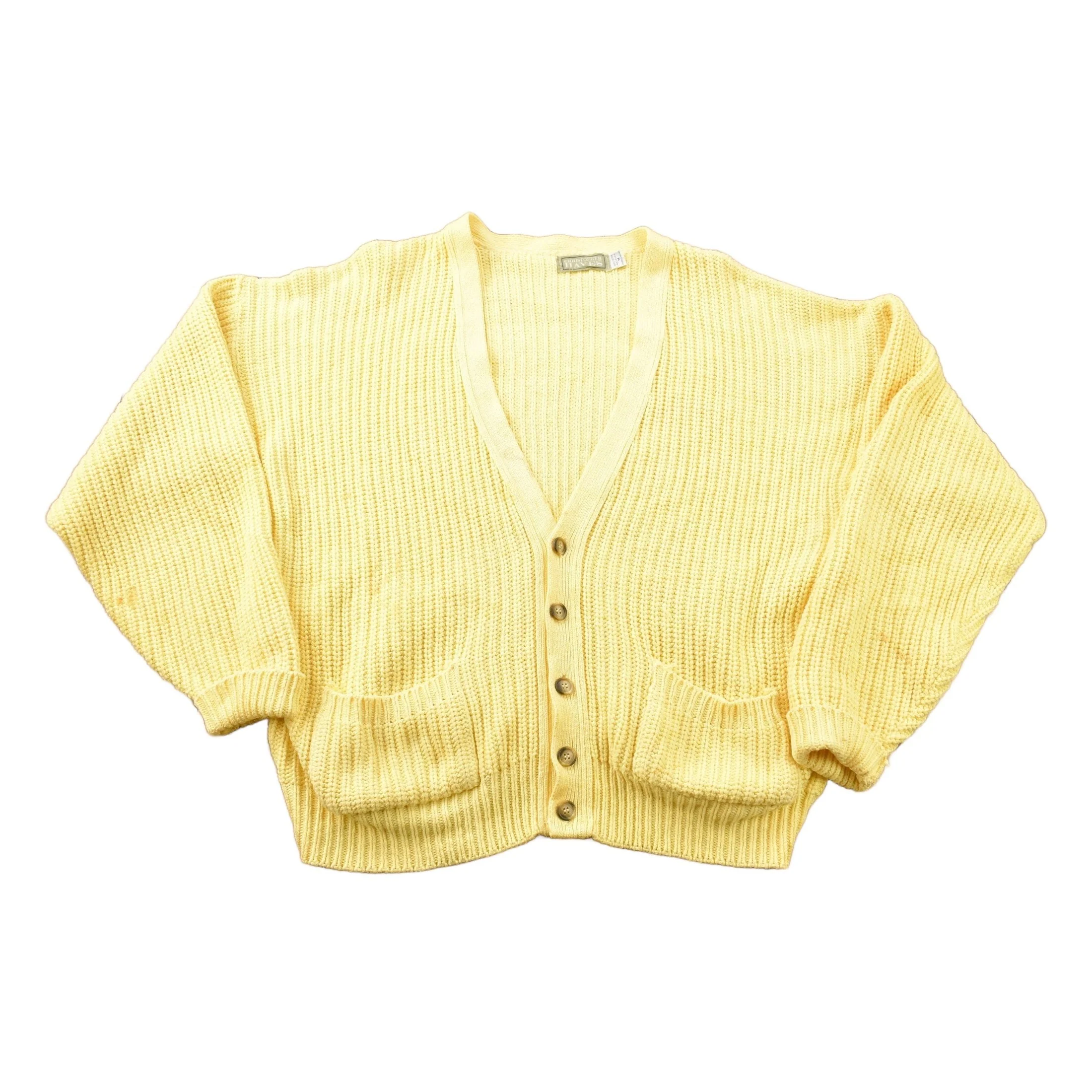 Vintage 1990s Christopher Hayes Knit Cardigan Sweater Men's Medium