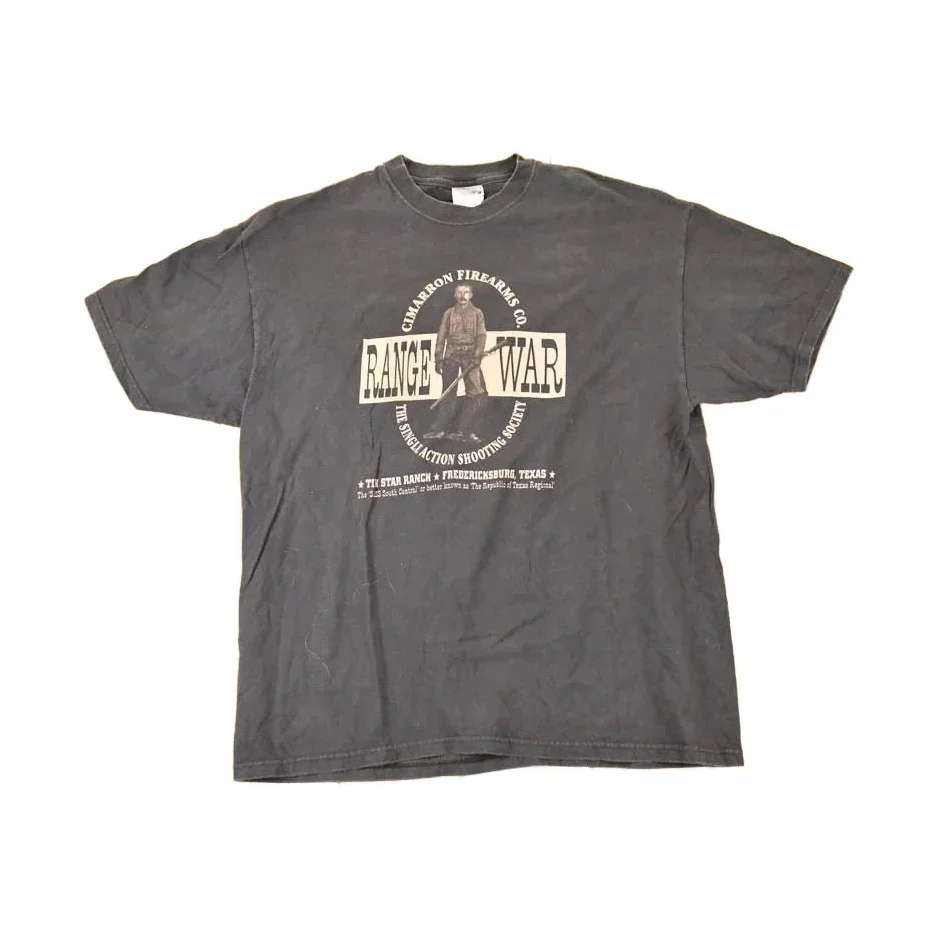 Vintage 1990s Cimarron Firearms Co Range War Souvenir T-Shirt Men's XL