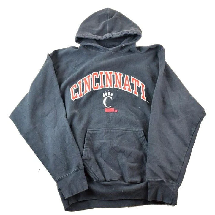 Vintage 1990s Cincinnati University Collegiate Steve And Barry's Reverse Grain Hoodie Men's Large