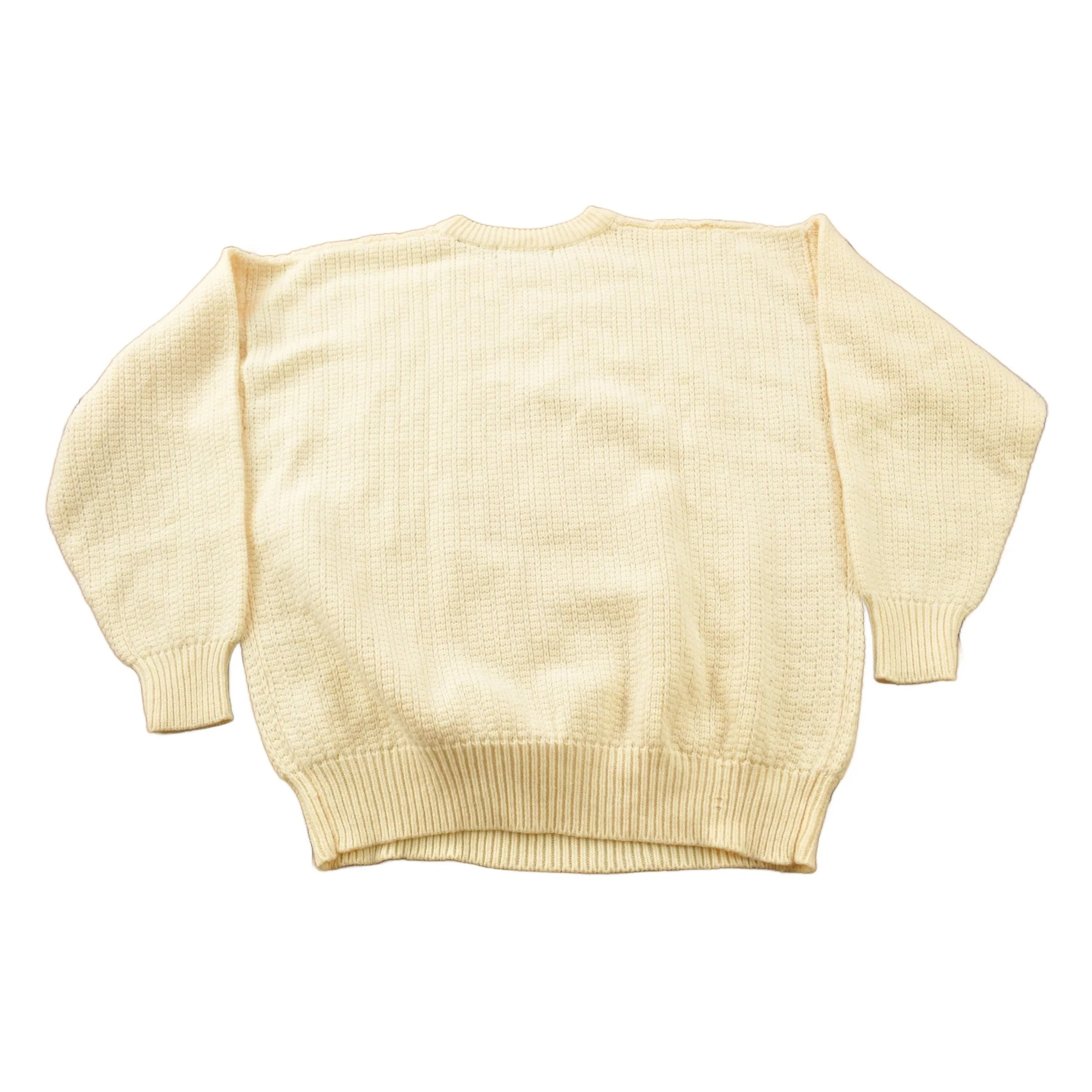 Vintage 1990s Claybrooke Outdoors Knitted Crewneck Sweater Men's Large - Image 2