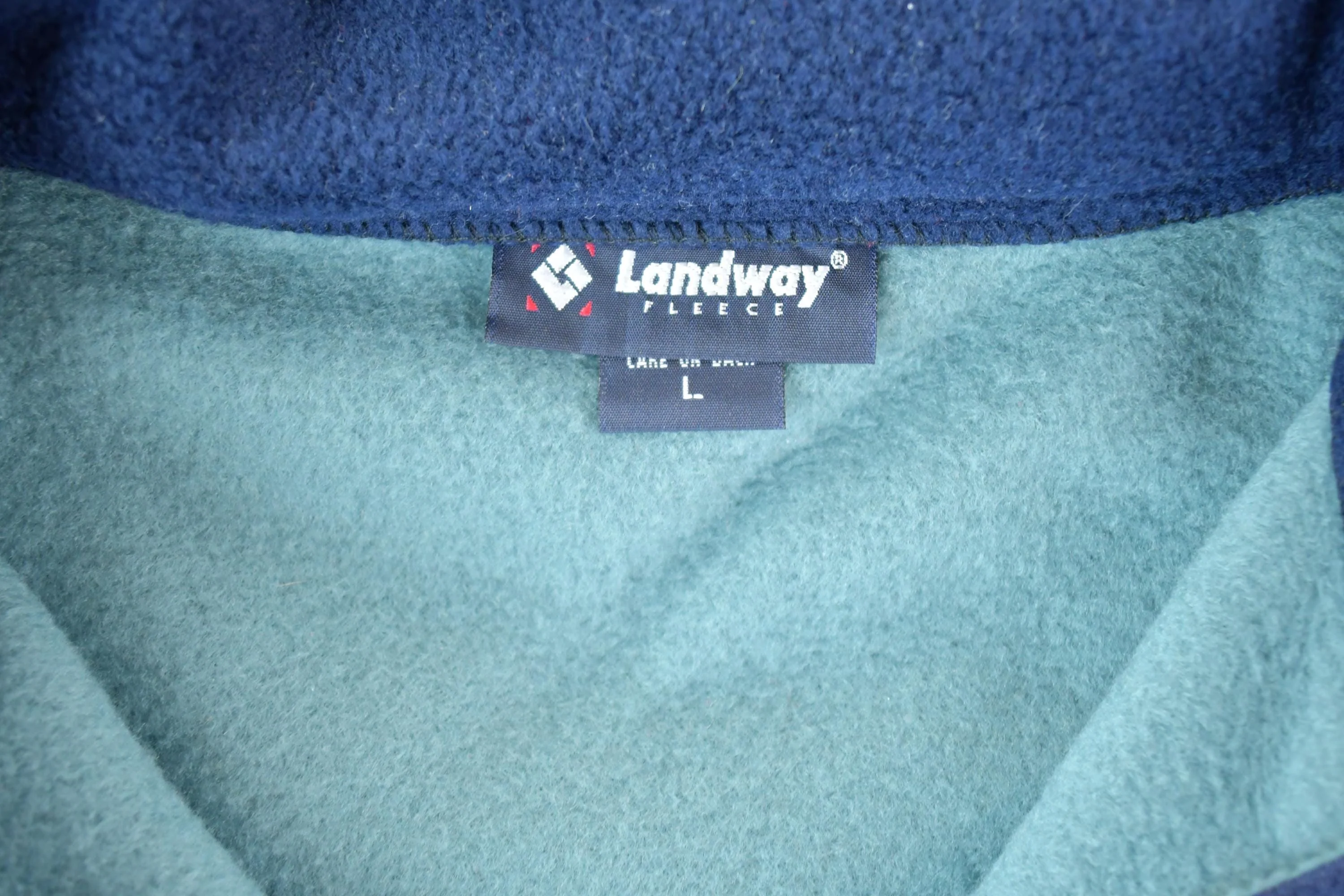 Vintage 1990s CR England Full Zip Fleece Sweatshirt Mens L - Image 4