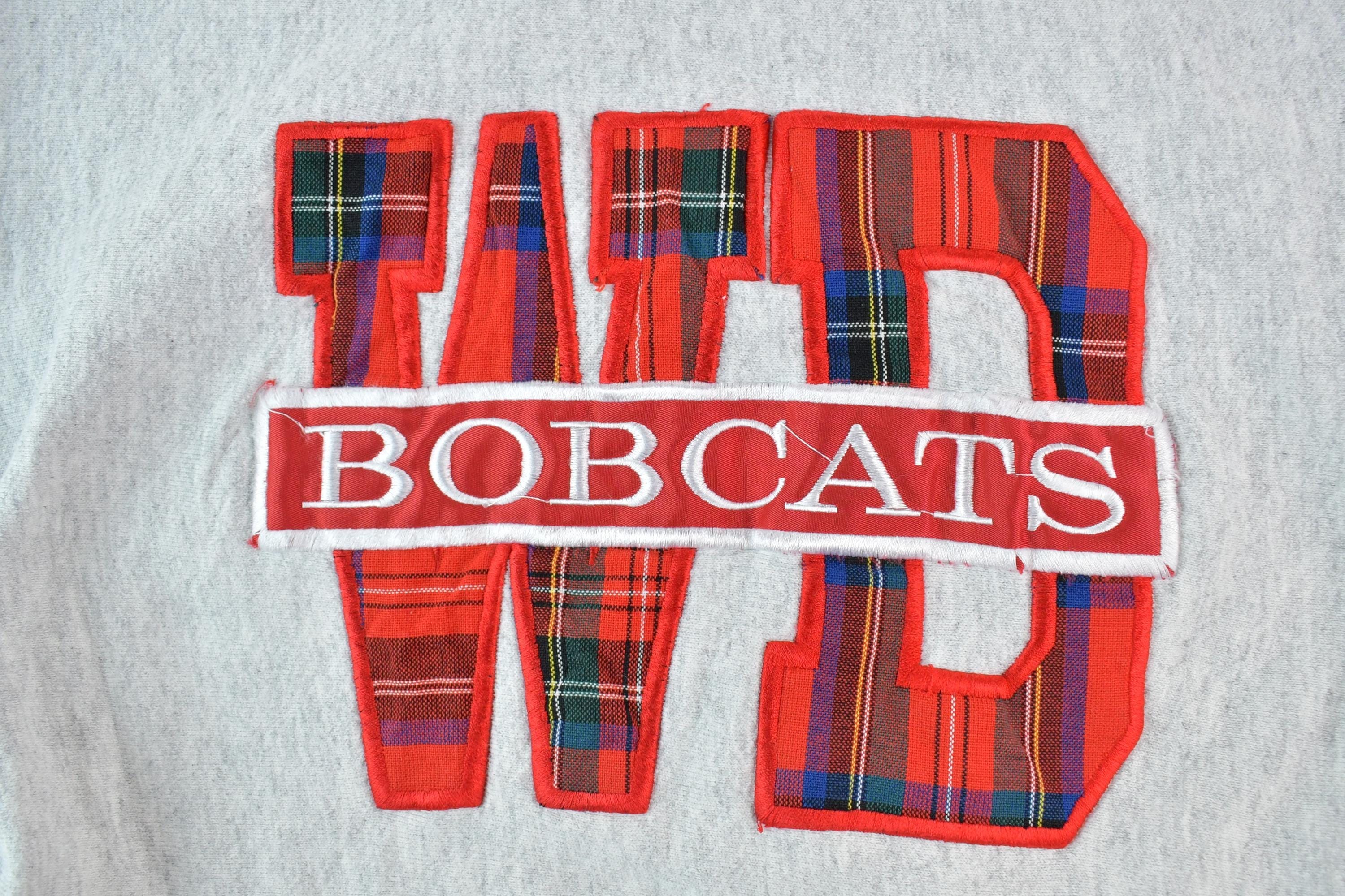 Vintage 1990s Cross Grain University Bobcats Crewneck Men's Medium - Image 3