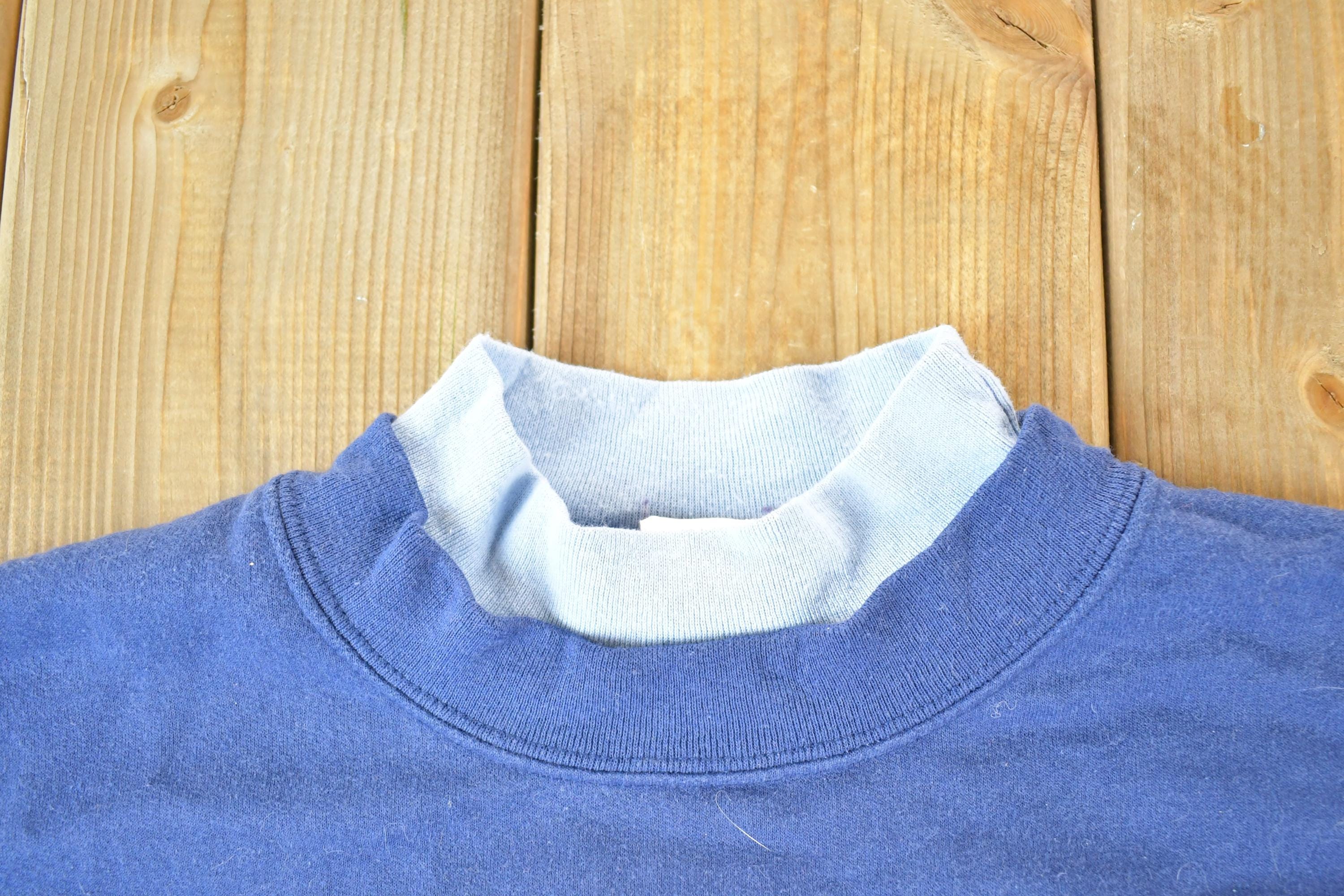 Vintage 1990s Cute Kittys Double Collar Crewneck Sweatshirt Womens XL - Image 4