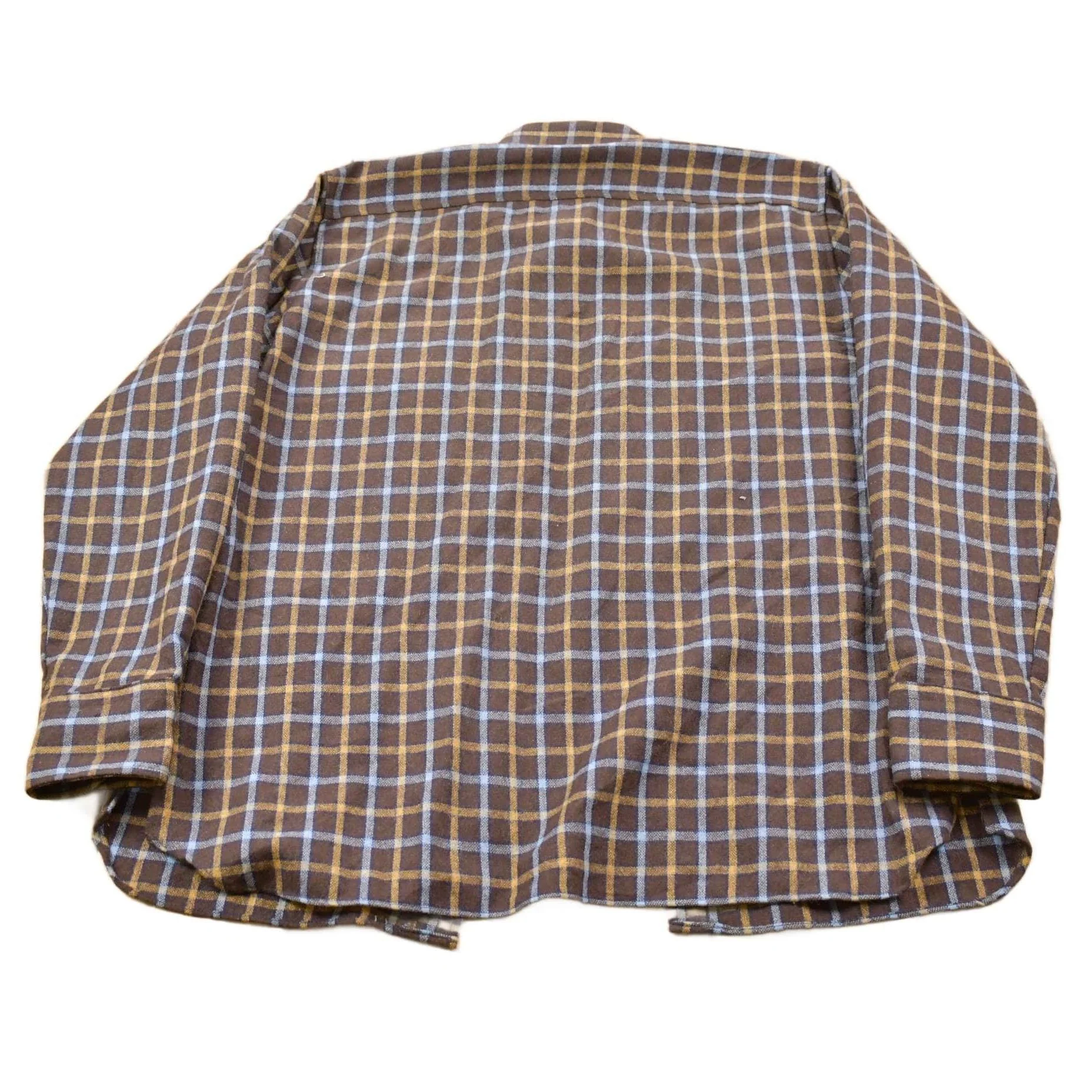 Vintage 1990s David Harrison Plaid Lined Button Up Shirt Men's Large - Image 2