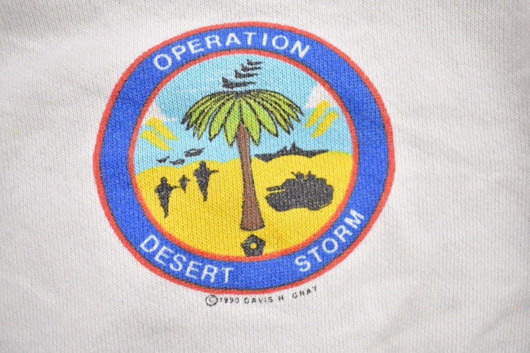 Vintage 1990s Desert Storm Crewneck Sweatshirt Men's MMen's Medium - Image 3