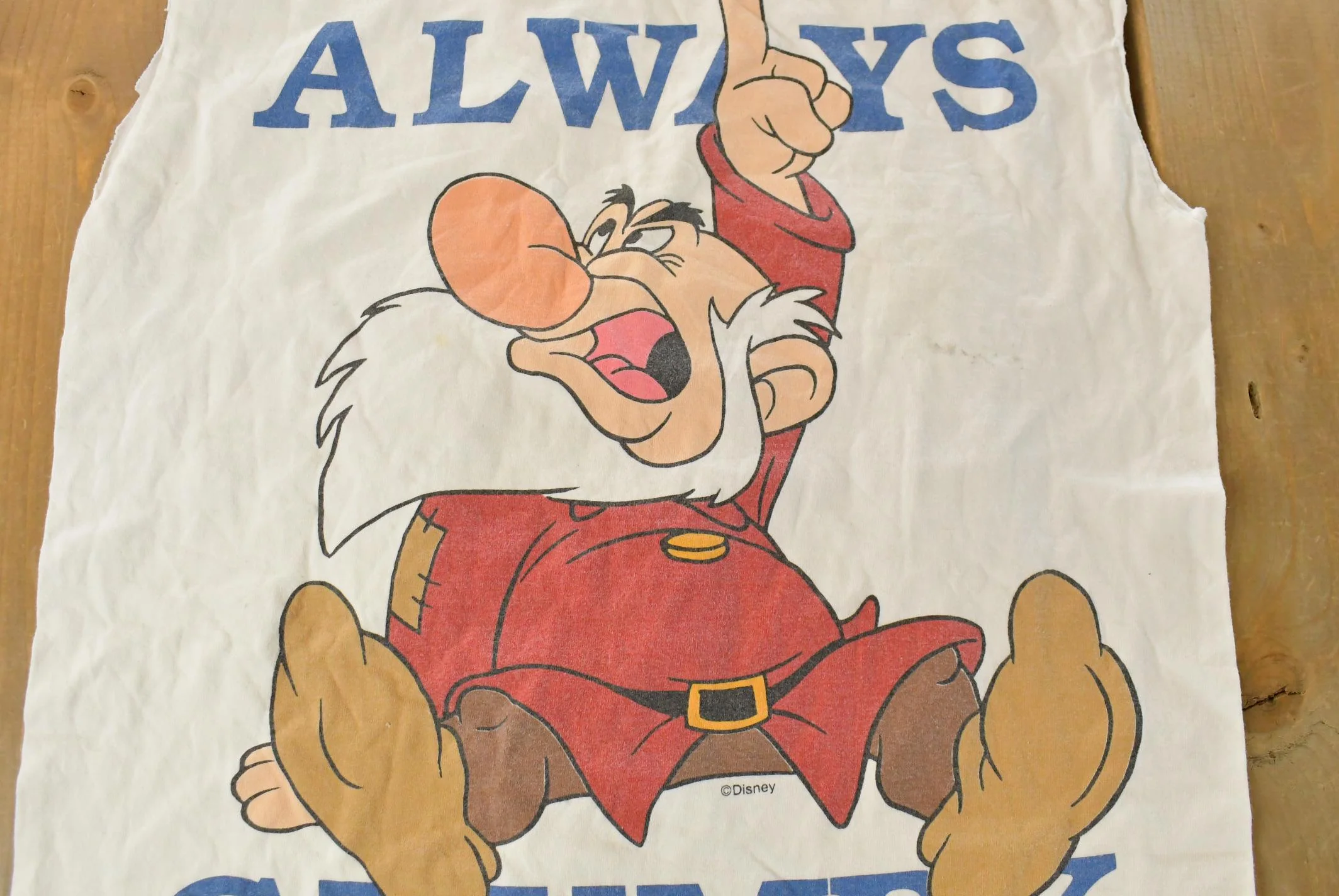 Vintage 1990s Disney Snow White Seven Dwarves Tank Top Men's Medium - Image 8