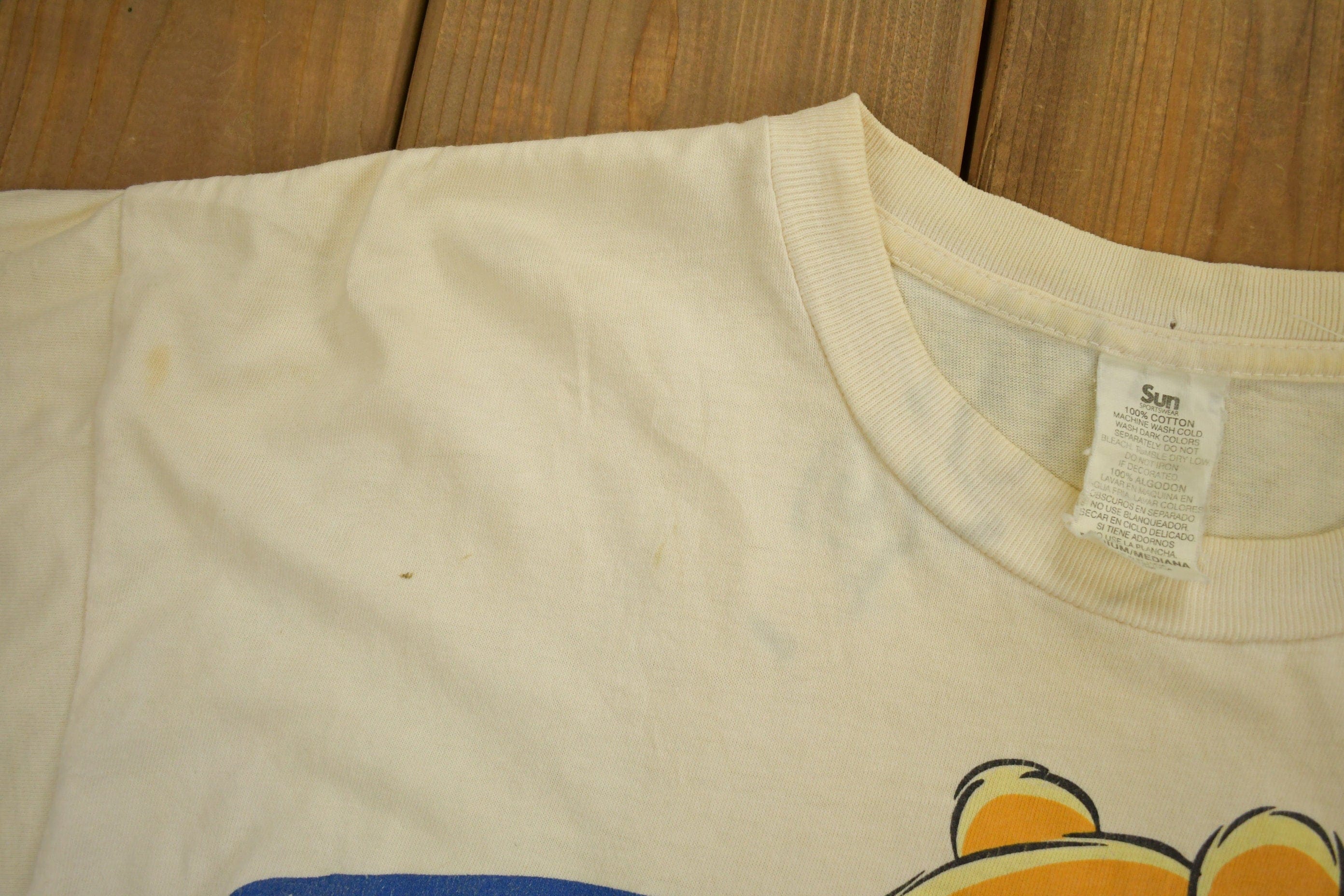Vintage 1990s Disney Winnie The Pooh Cartoon Promo T-Shirt Men's Medium - Image 5