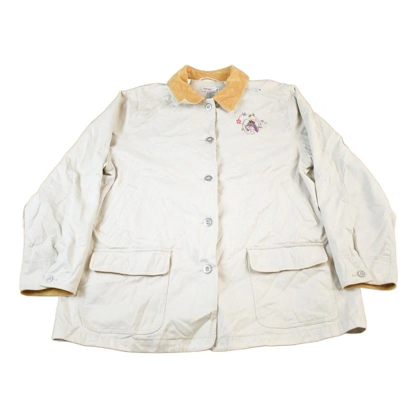 Vintage 1990s Disney Winnie The Pooh Eeyore Embroidered Jacket Men's XL