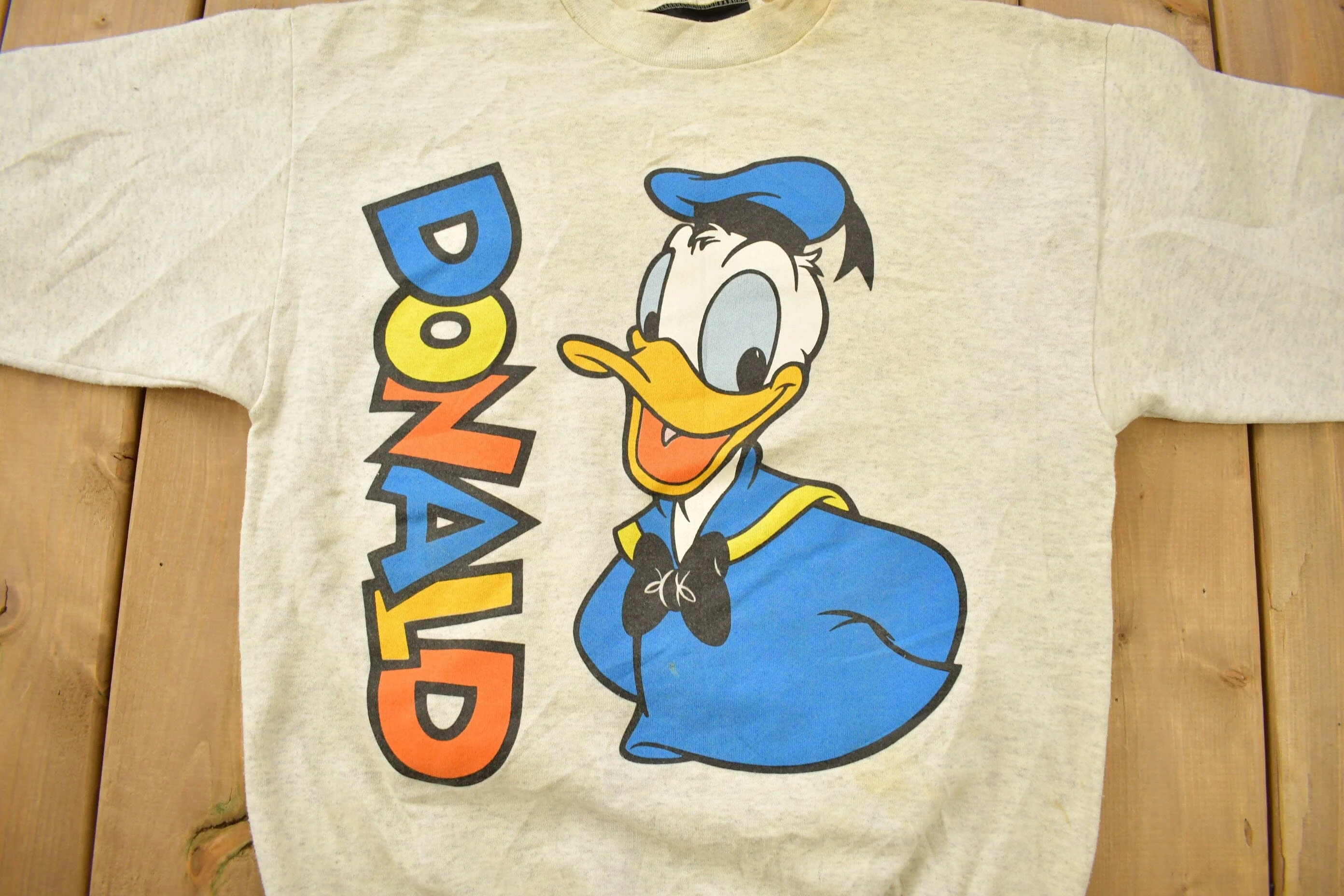 Vintage 1990s Donald Duck Disney Originals Crewneck - Image 3