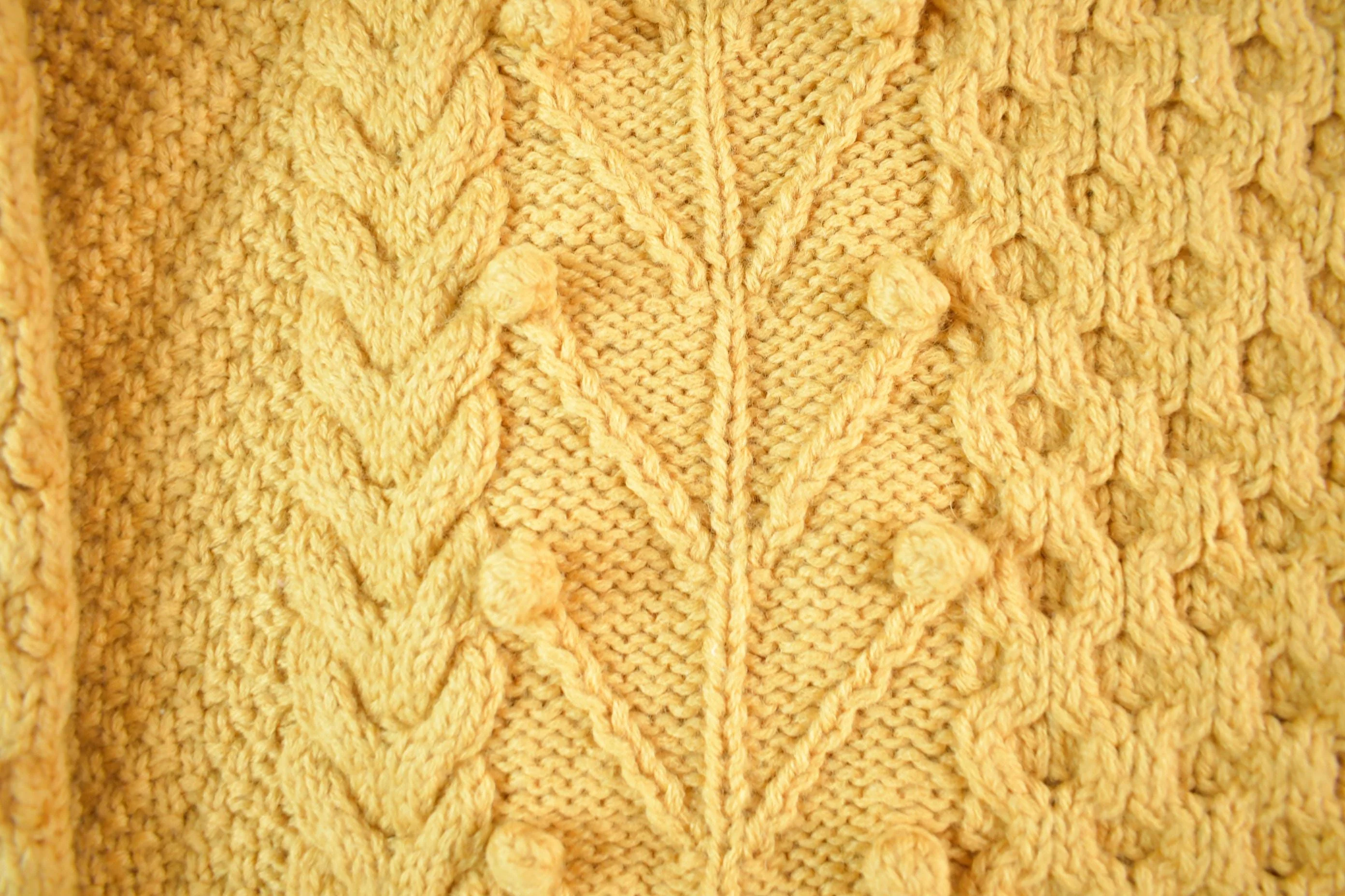 Vintage 1990s Dual Control Hand Knit Wool Sweater Mens Large - Image 4
