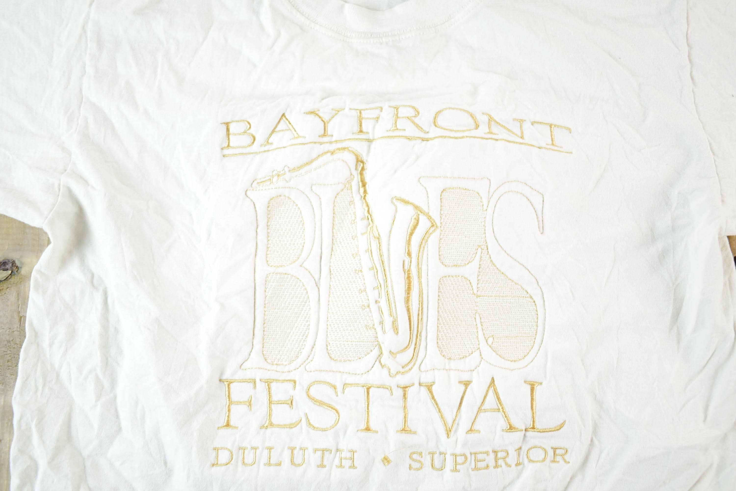 Vintage 1990s Duluth Superior Bayfront Festival Souvenir T-Shirt Mens S - Image 3