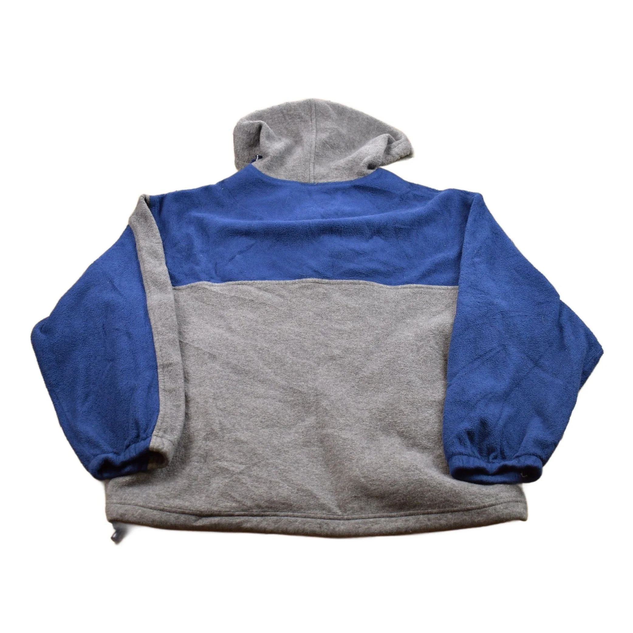 Vintage 1990s Eddie Bauer Hooded Fleece Sweater Men's MMen's Medium - Image 2