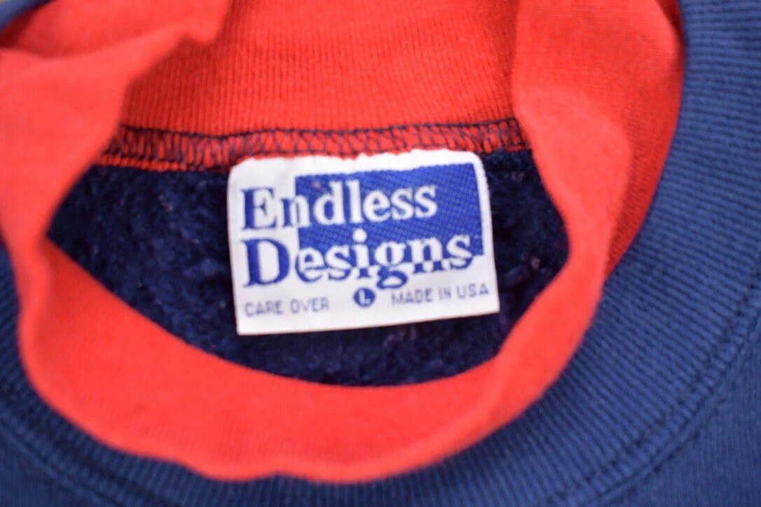 Vintage 1990s Endless Designs Farm Theme Crewneck Sweater Men's MMen's Medium - Image 3