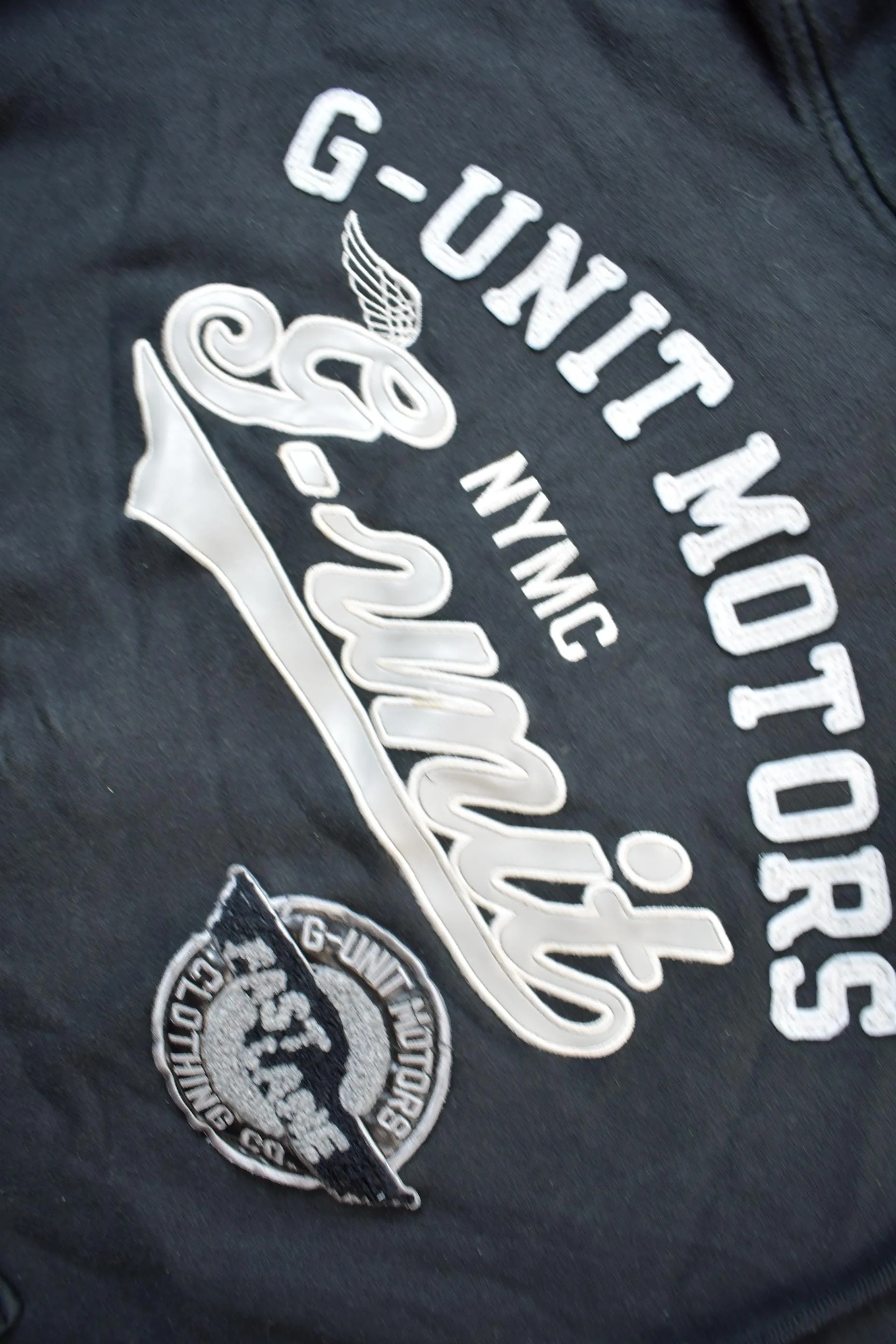 Vintage 1990s G-Unit Motors Embroidered Hoodie Men's 2XL - Image 3