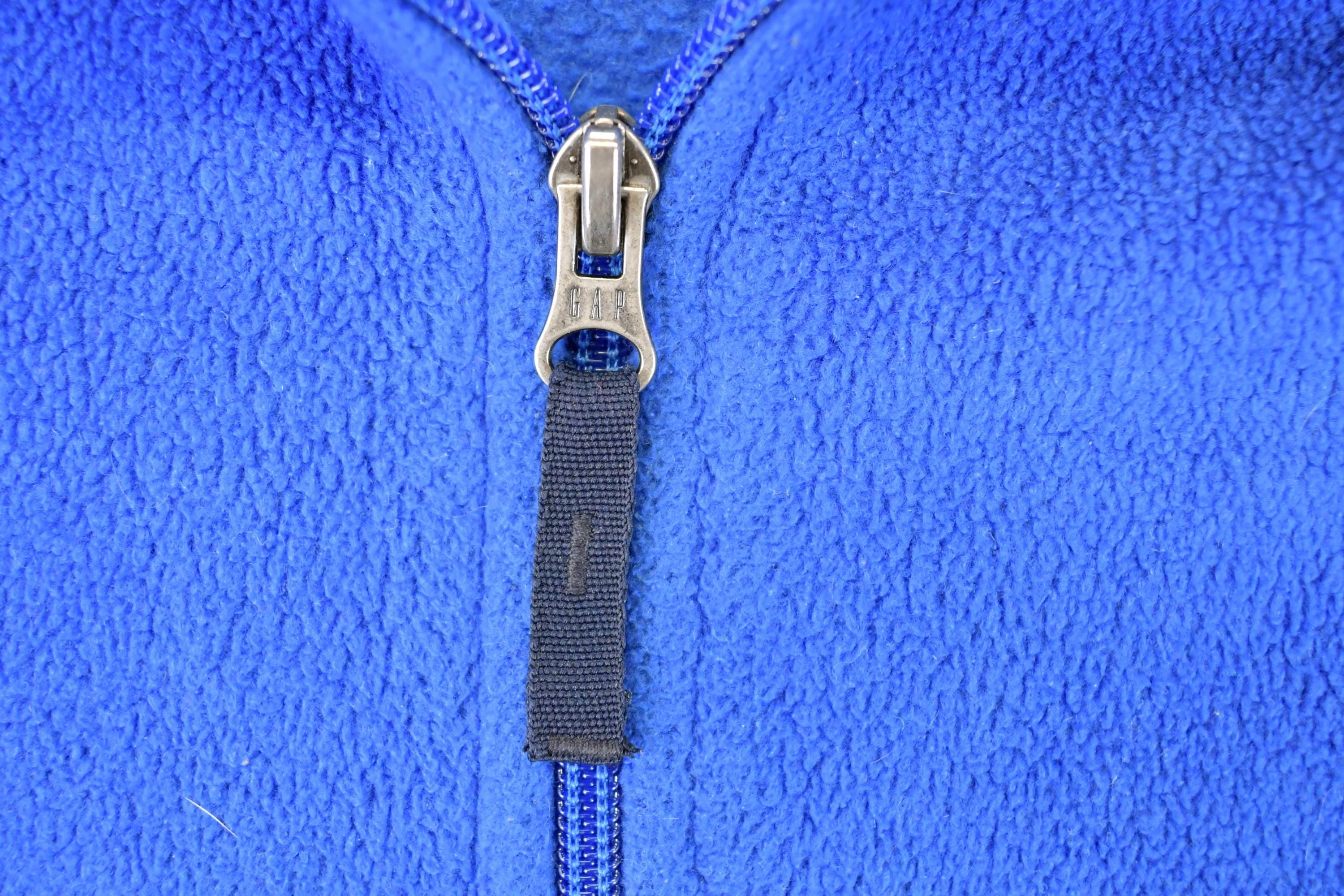 Vintage 1990s Gap Quarter Zip Fleece Outdoorsman Sweater Men's XL - Image 4