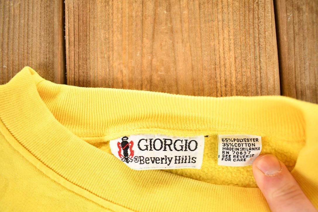 Vintage 1990s Giorgio Beverly Hills Crewneck Sweatshirt Men's L - Image 4