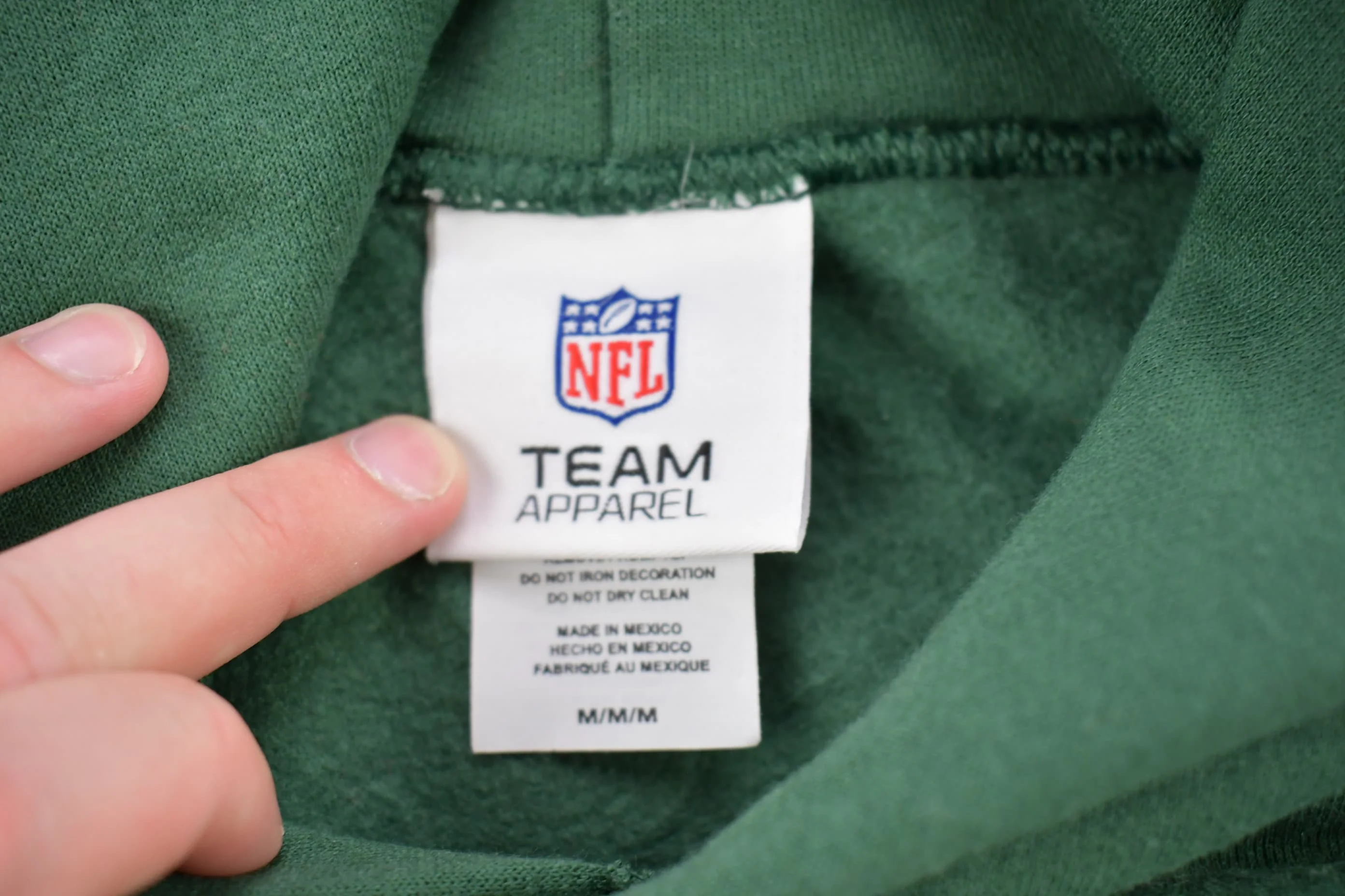 Vintage 1990s Green Bay Packers NFL Hoodie Men's Small - Image 3
