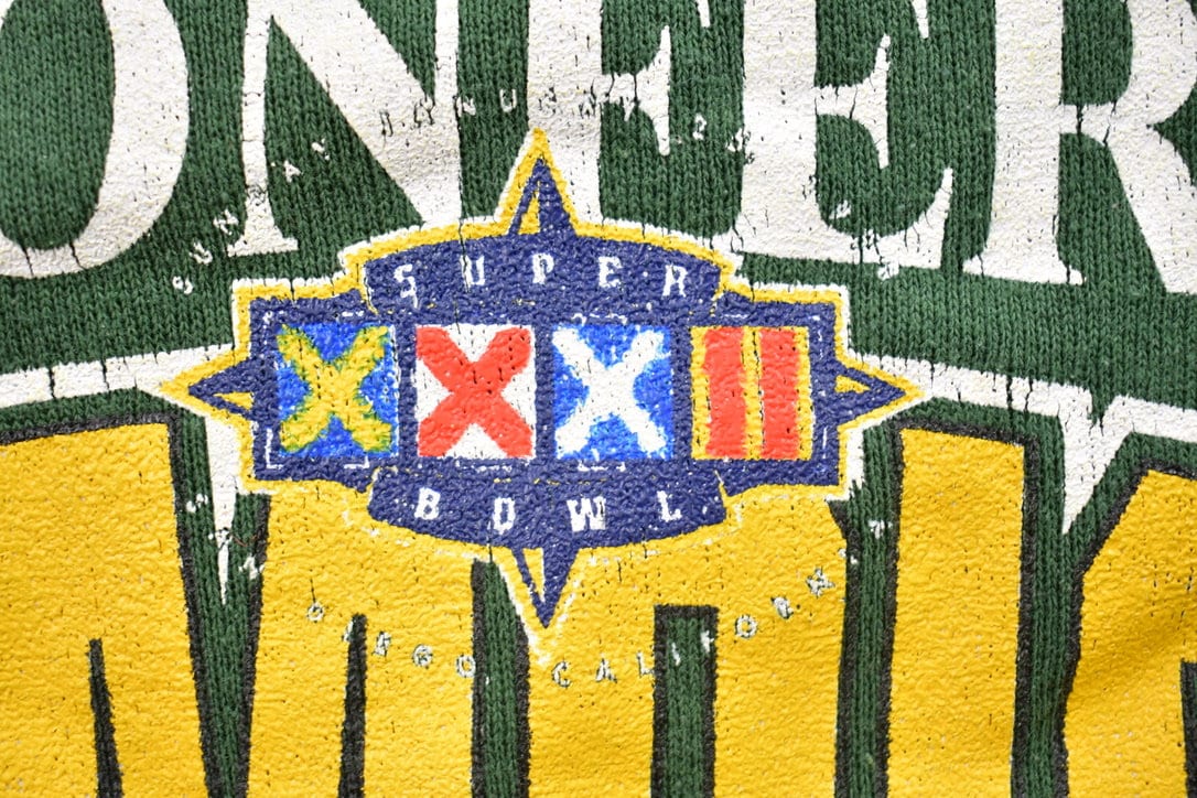 Vintage 1990s Green Bay Packers Super Bowl 32 NFL Crewneck Sweatshirt Men's XL - Image 5