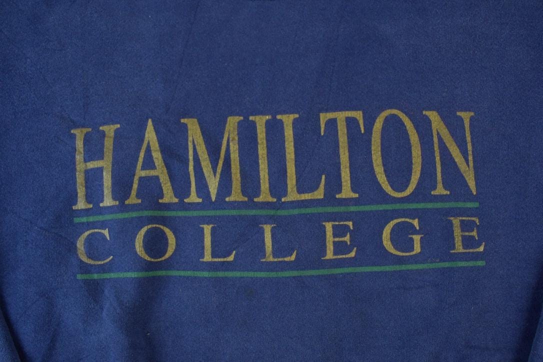 Vintage 1990s Hamilton College Crewneck Men's XL - Image 4
