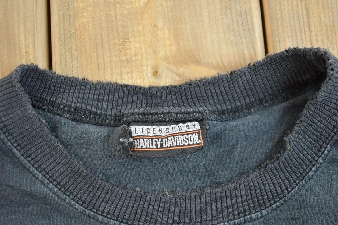 Vintage 1990s Harley Davidson Longsleeve Shirt Men's 2XL - Image 3