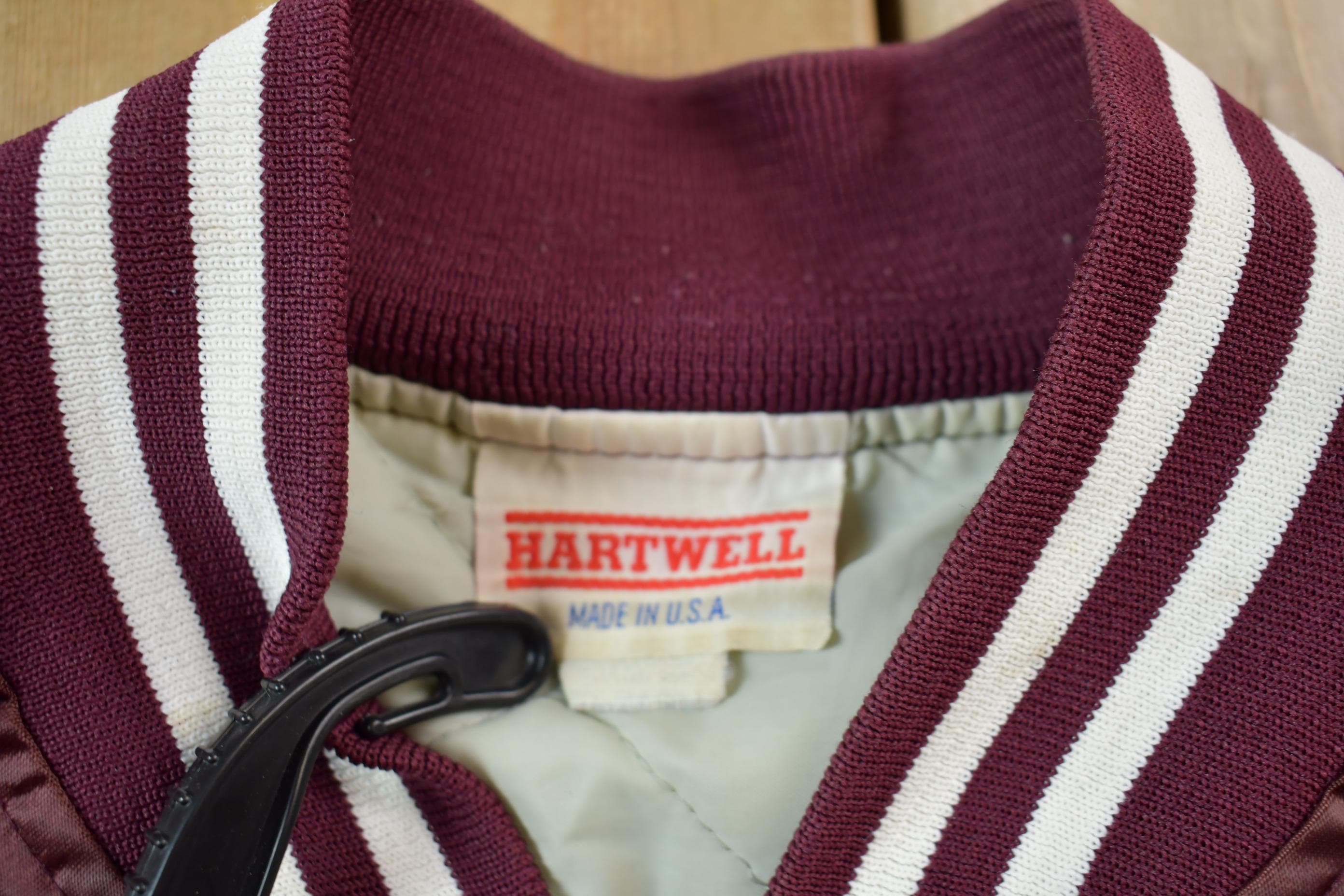 Vintage 1990s Hartwell Religious Satin Bomber Jacket Men's 2XL - Image 3