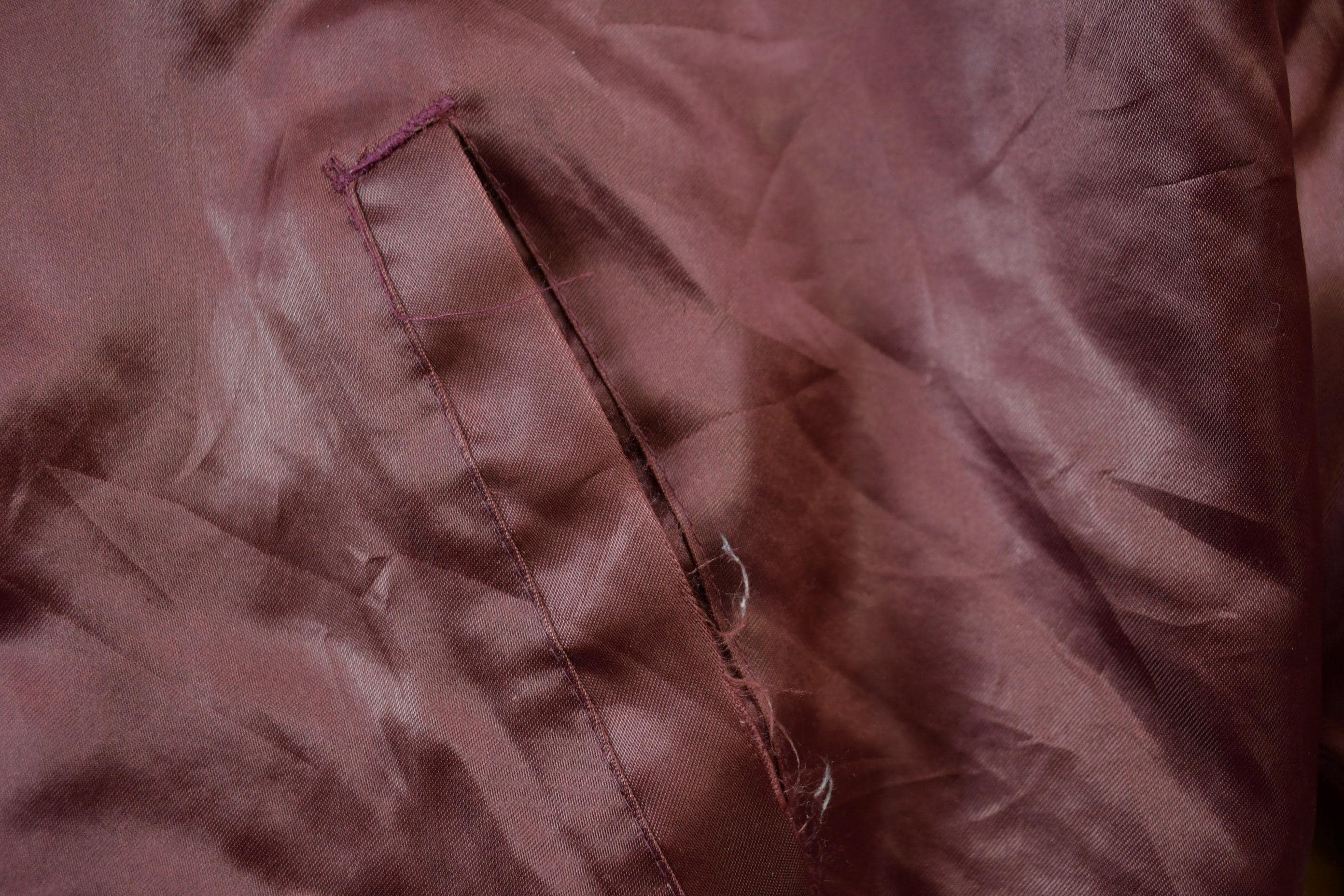 Vintage 1990s Hartwell Religious Satin Bomber Jacket Men's 2XL - Image 8