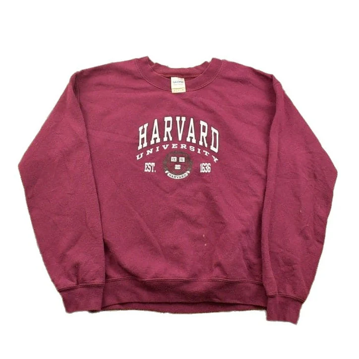 Vintage 1990s Harvard University Collegiate Crewneck Men's Small