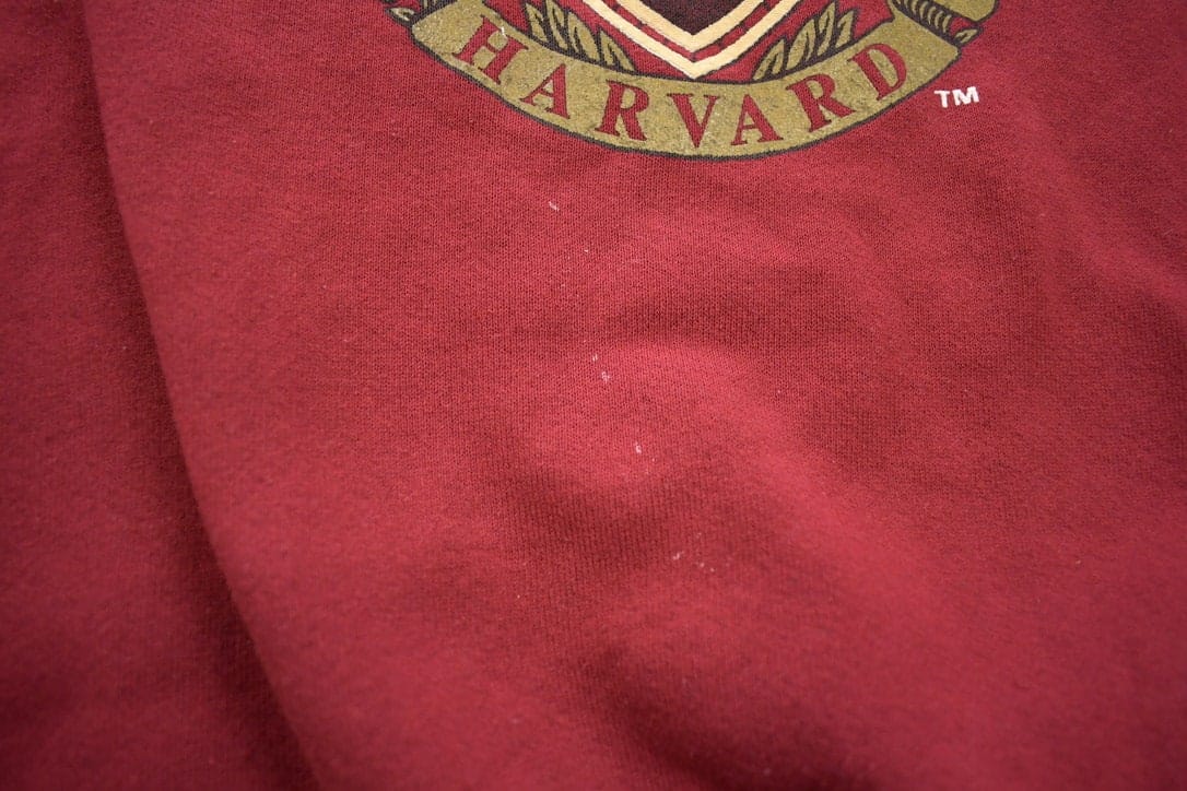 Vintage 1990s Harvard University Collegiate Crewneck Men's Large - Image 4