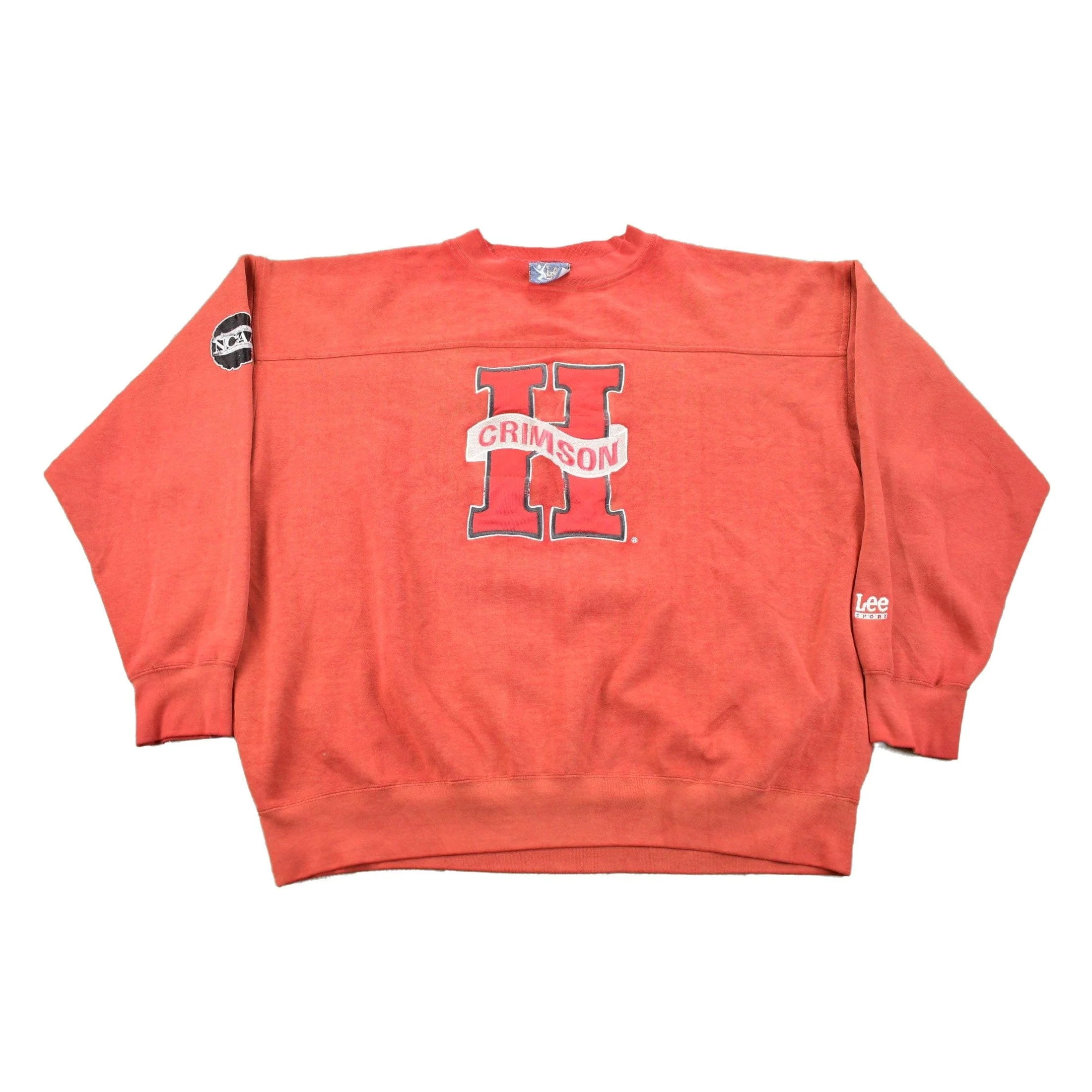 Vintage 1990s Harvard University Crimson NCAA Collegiate Crewneck Men's 2XL