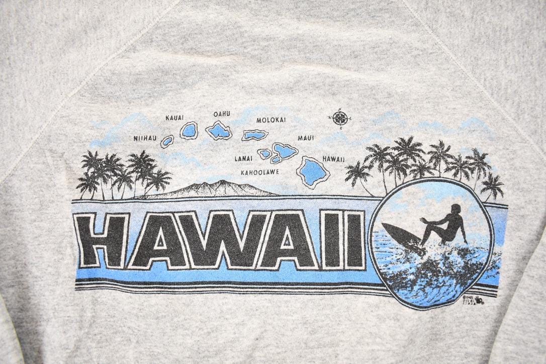 Vintage 1990s Hawaii Souvenir Crewneck Sweatshirt Men's L - Image 4