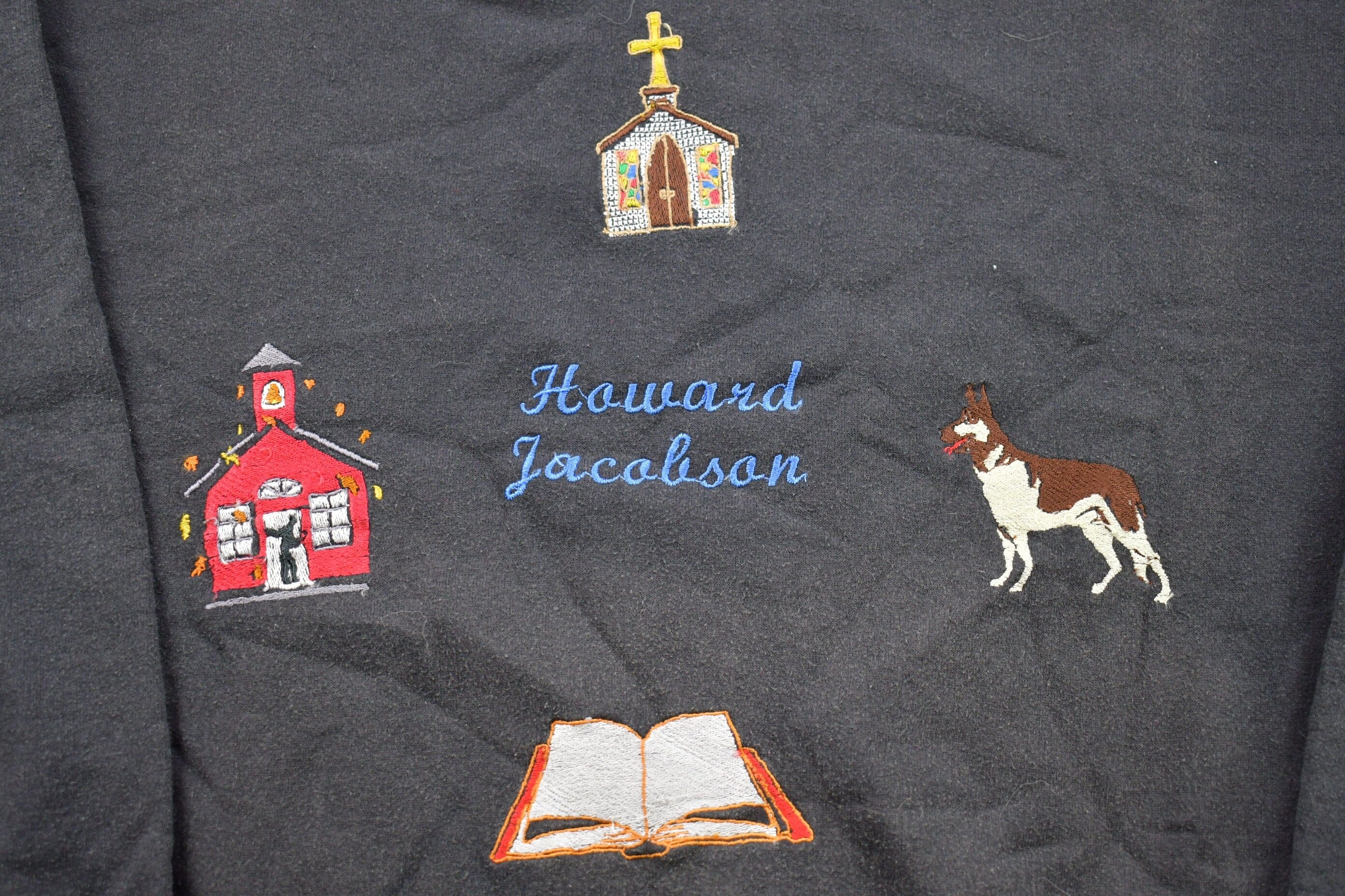 Vintage 1990s Howard Jacobson School Crewneck Sweatshirt Men's Small - Image 3
