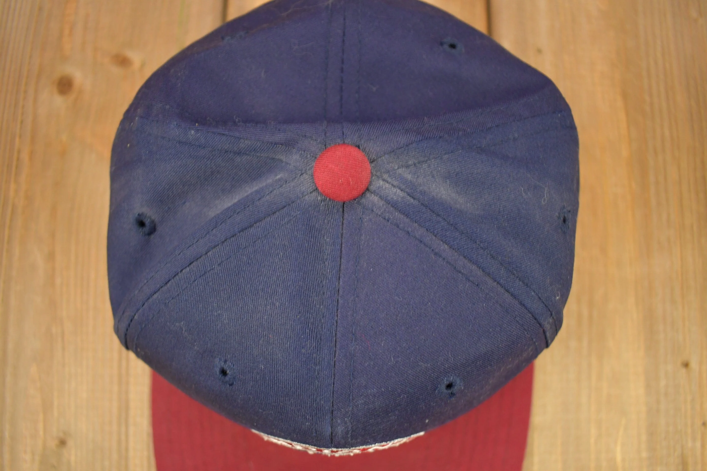 Vintage 1990s Indiana Hoosiers Collegiate Snap Back Hat - Image 7