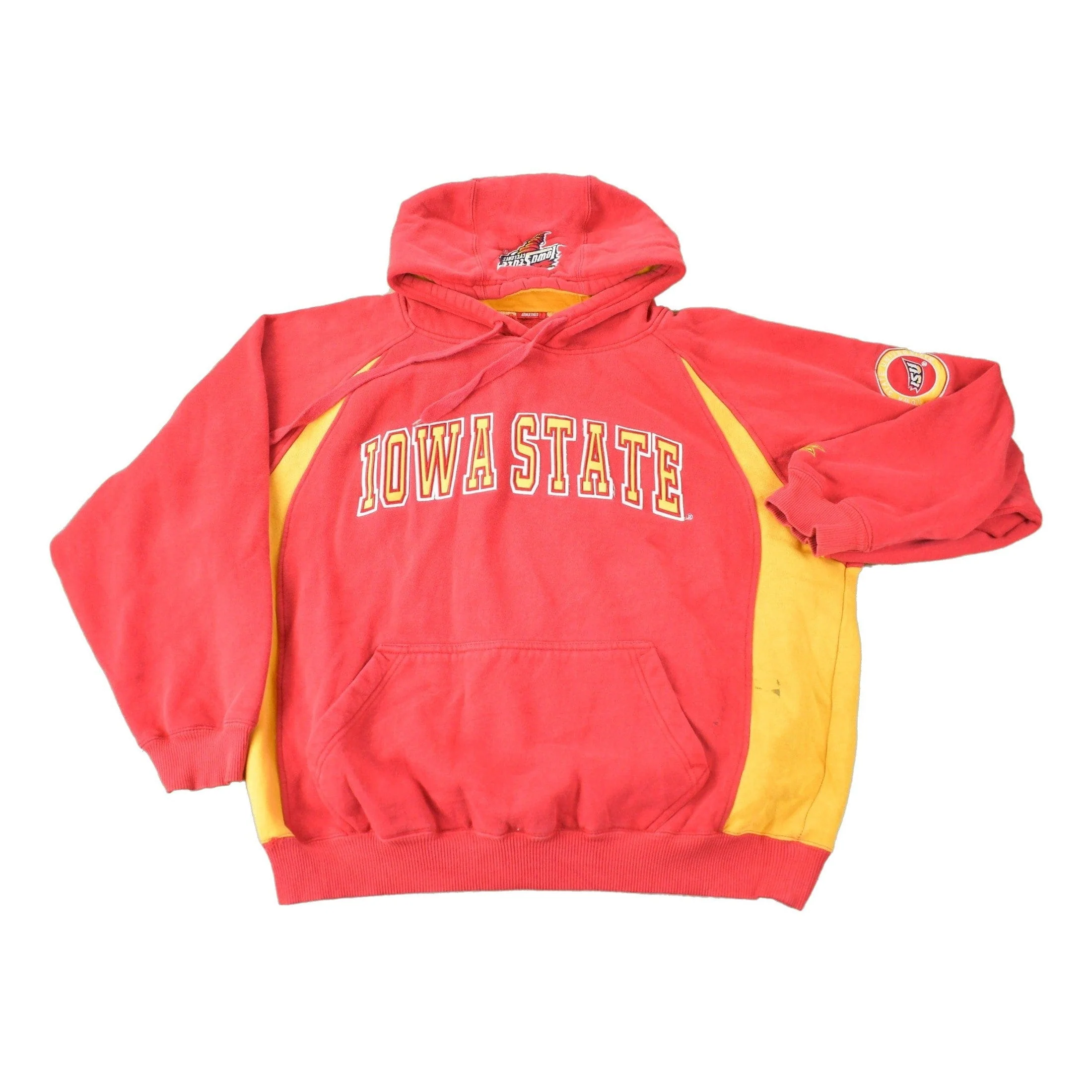 Vintage 1990s Iowa State University Cyclones Collegiate Embroidered Hoodie Men's Large