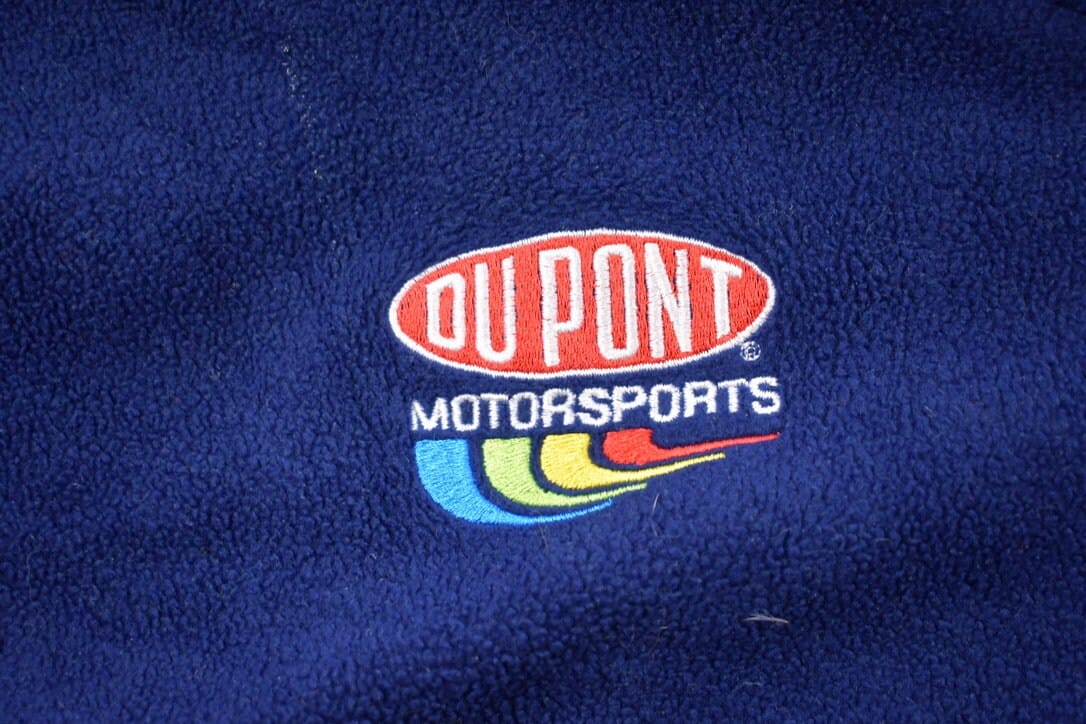 Vintage 1990s Jeff Gordon Du Pont Nascar Fleece Sweater Men's 2XL - Image 6