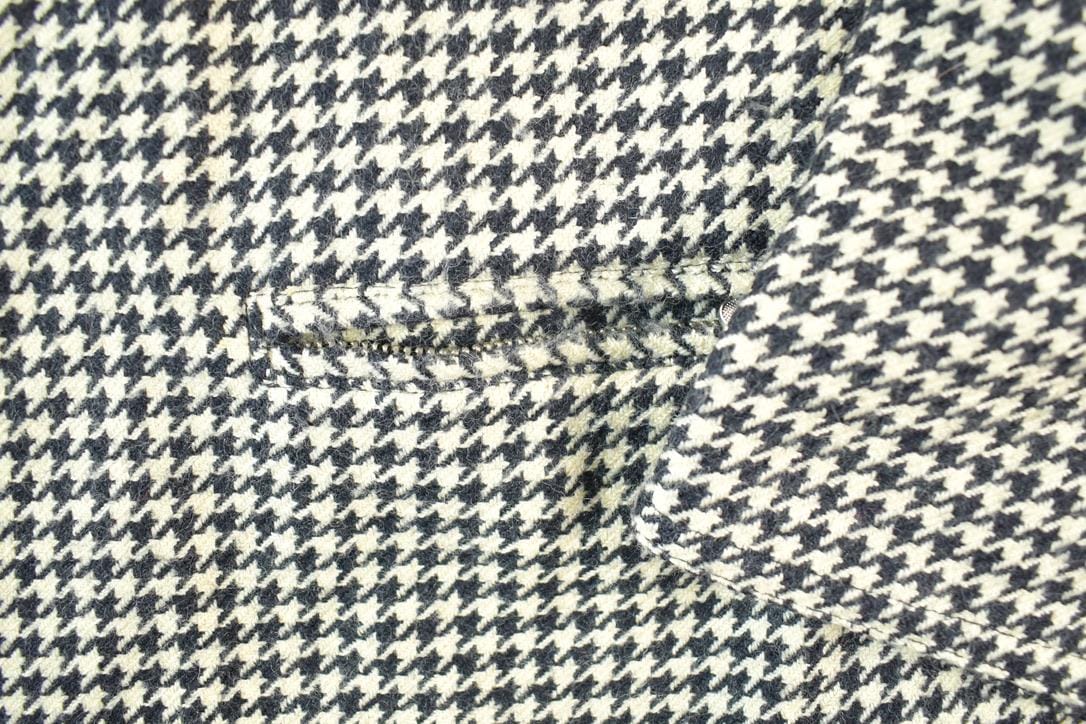 Vintage 1990s Jones And Co Knit Abstract Pattern Cardigan Sweater Mens L - Image 3