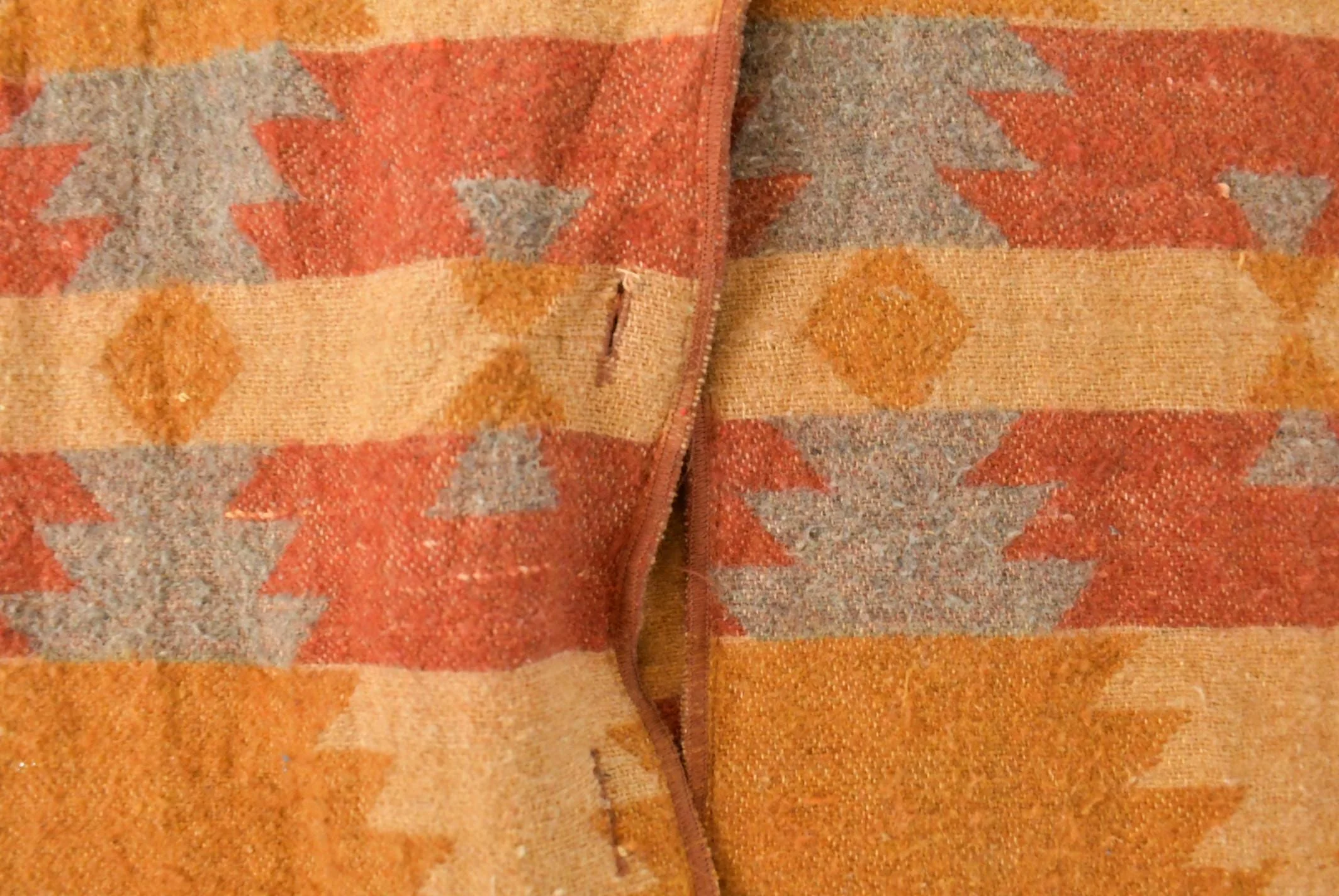 Vintage 1990s JouJou Aztec Wool Coat Women's XL - Image 4