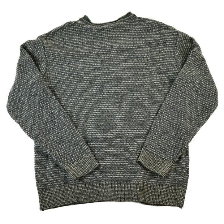 Vintage 1990s Knightsbridge Knit Abstract Pattern Crewneck Sweater Men's XL - Image 2