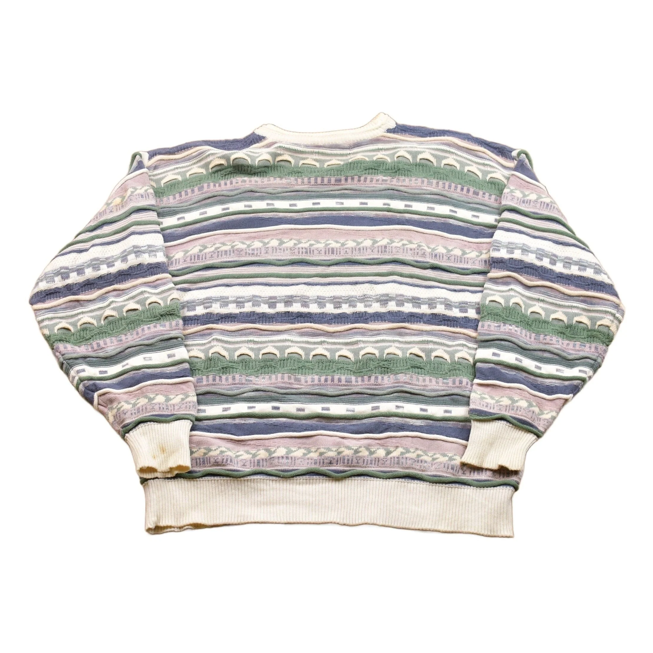 Vintage 1990s Knit Sweater Men's Small - Image 2