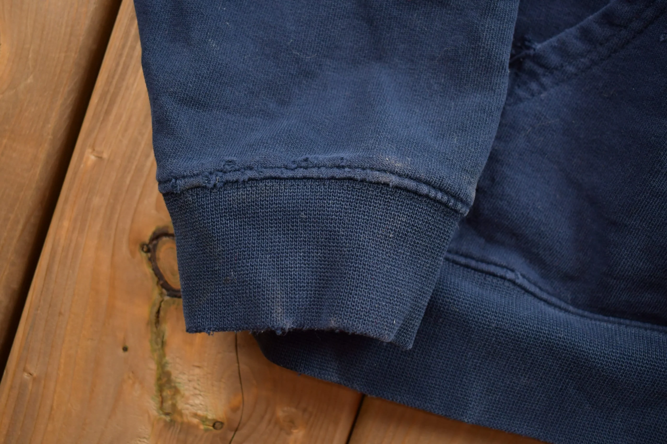 Vintage 1990s L.L. Bean Blank Zip Up Hoodie Men's MMen's Medium - Image 5