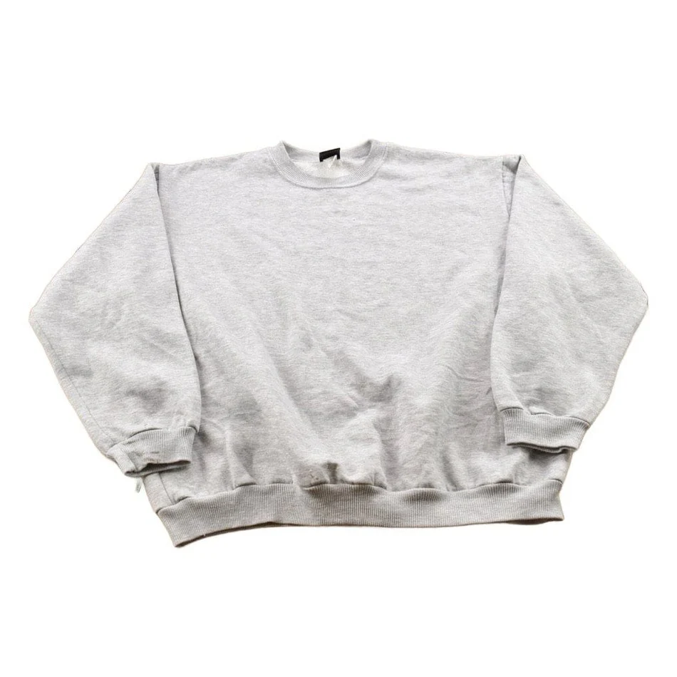 Vintage 1990s LA Speedy Blank Grey Crewneck Sweatshirt Men's 2XL