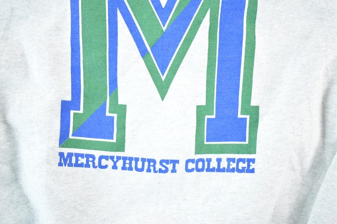 Vintage 1990s Laker Volleyball Mercyhurst College Crewneck Mens L - Image 4