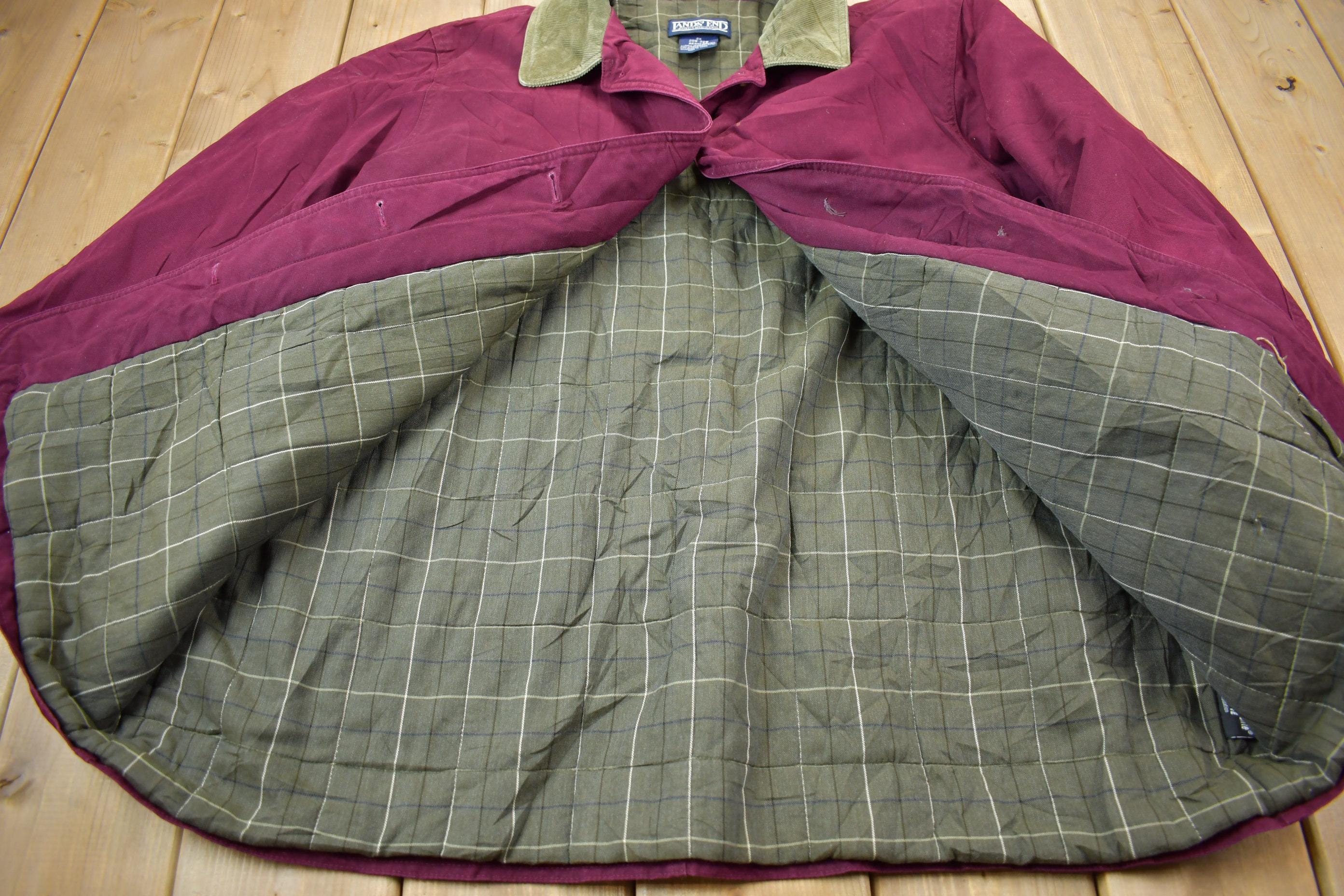Vintage 1990s Lands End Field Jacket Women's 2XL - Image 4