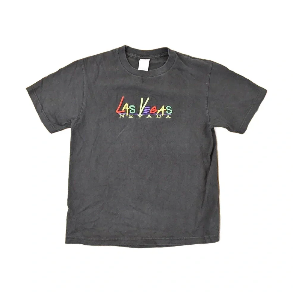 Vintage 1990s Las Vegas Souvenir Travel T-Shirt Men's S