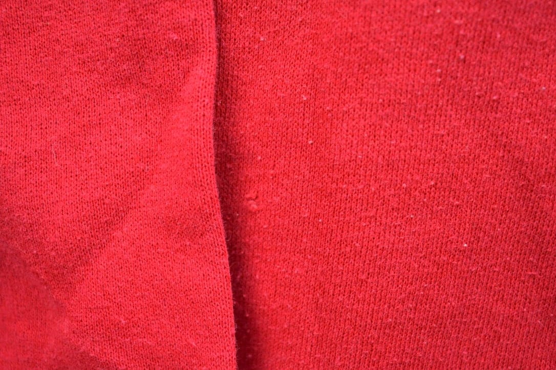 Vintage 1990s Lee Blank Red Crewneck Sweatshirt Men's XS - Image 6