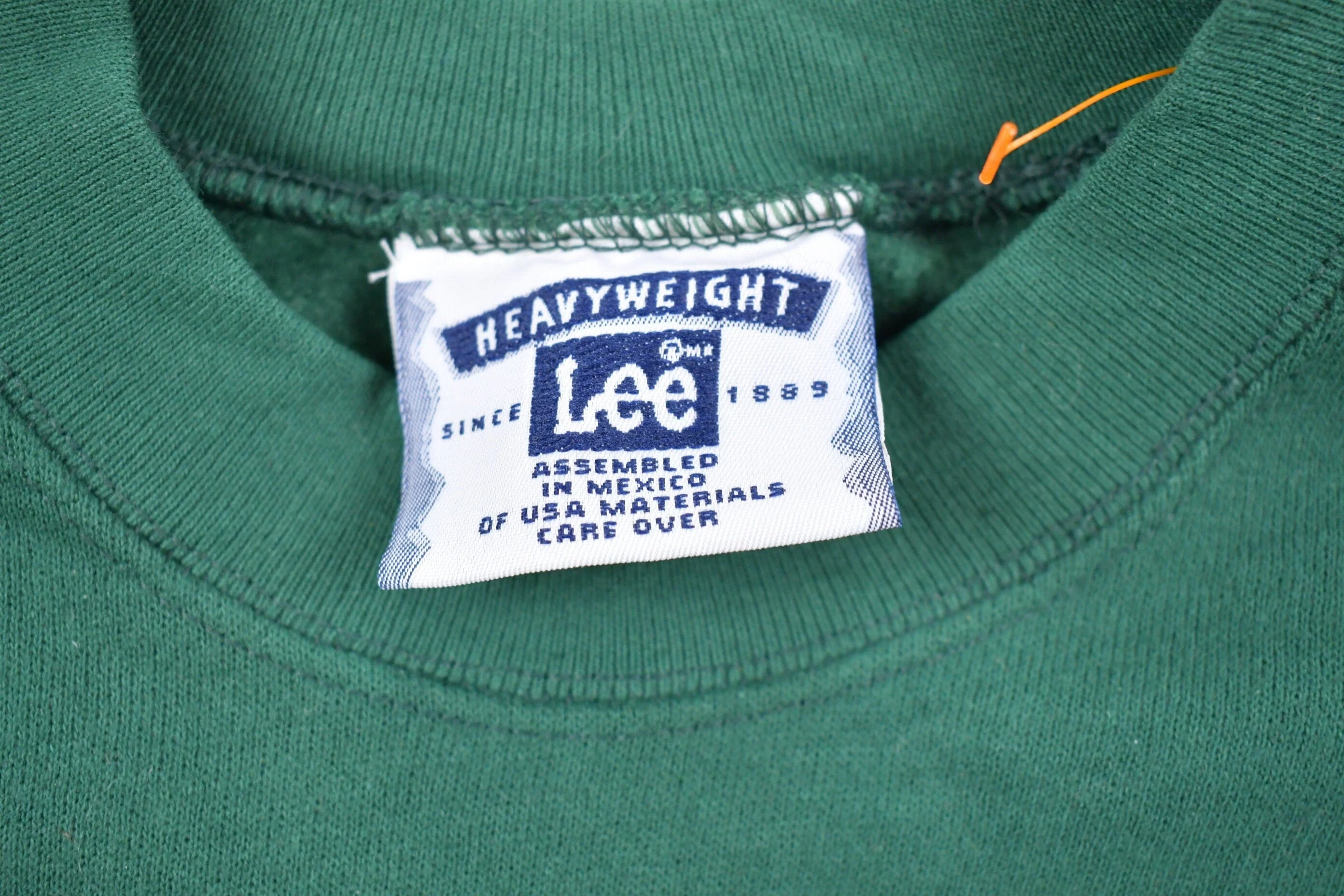Vintage 1990s Lee Heavyweight "The Fam" Crewneck Sweatshirt Youth S - Image 3