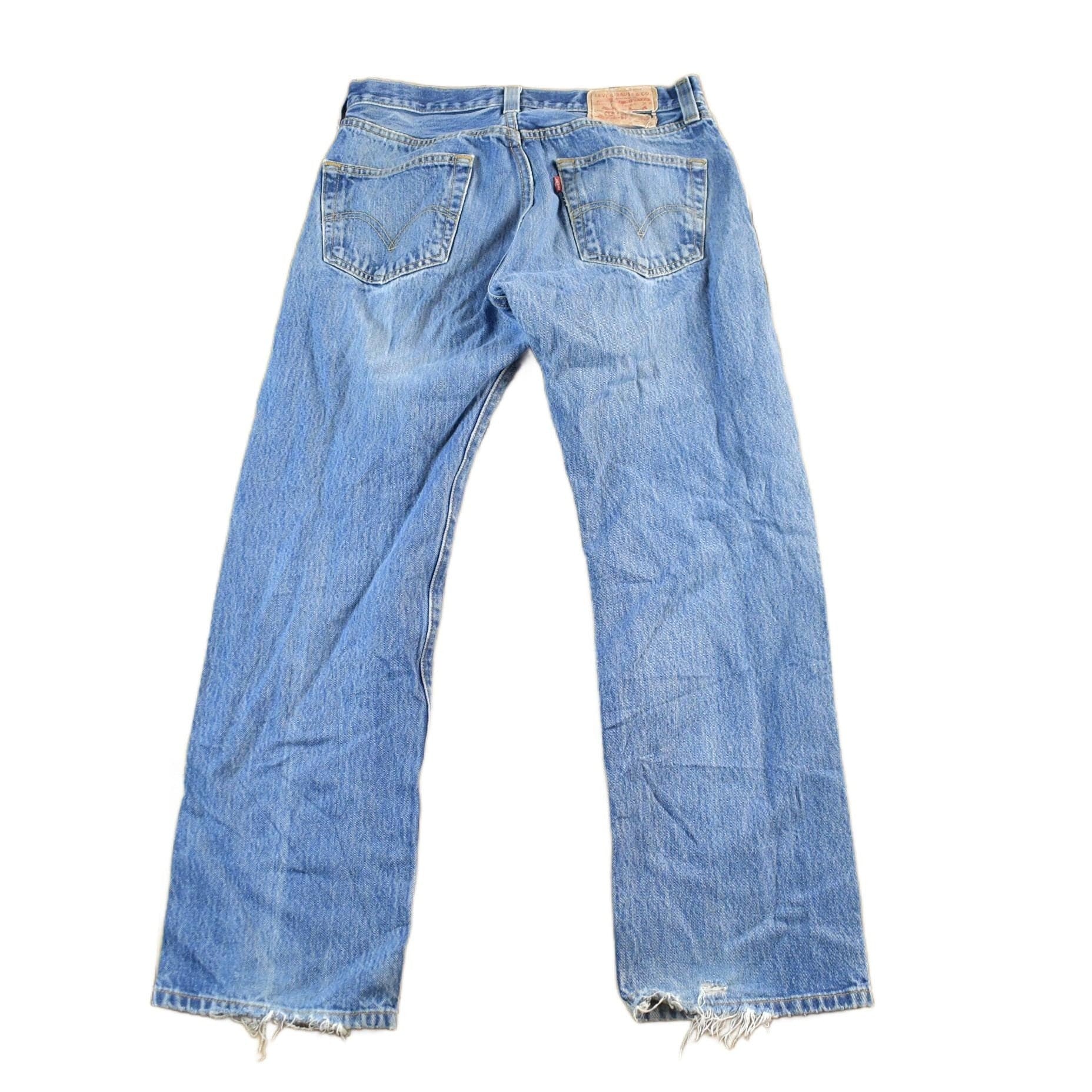 Vintage 1990s Levi's 501 Denim Jeans Men's 31 x 29 - Image 2