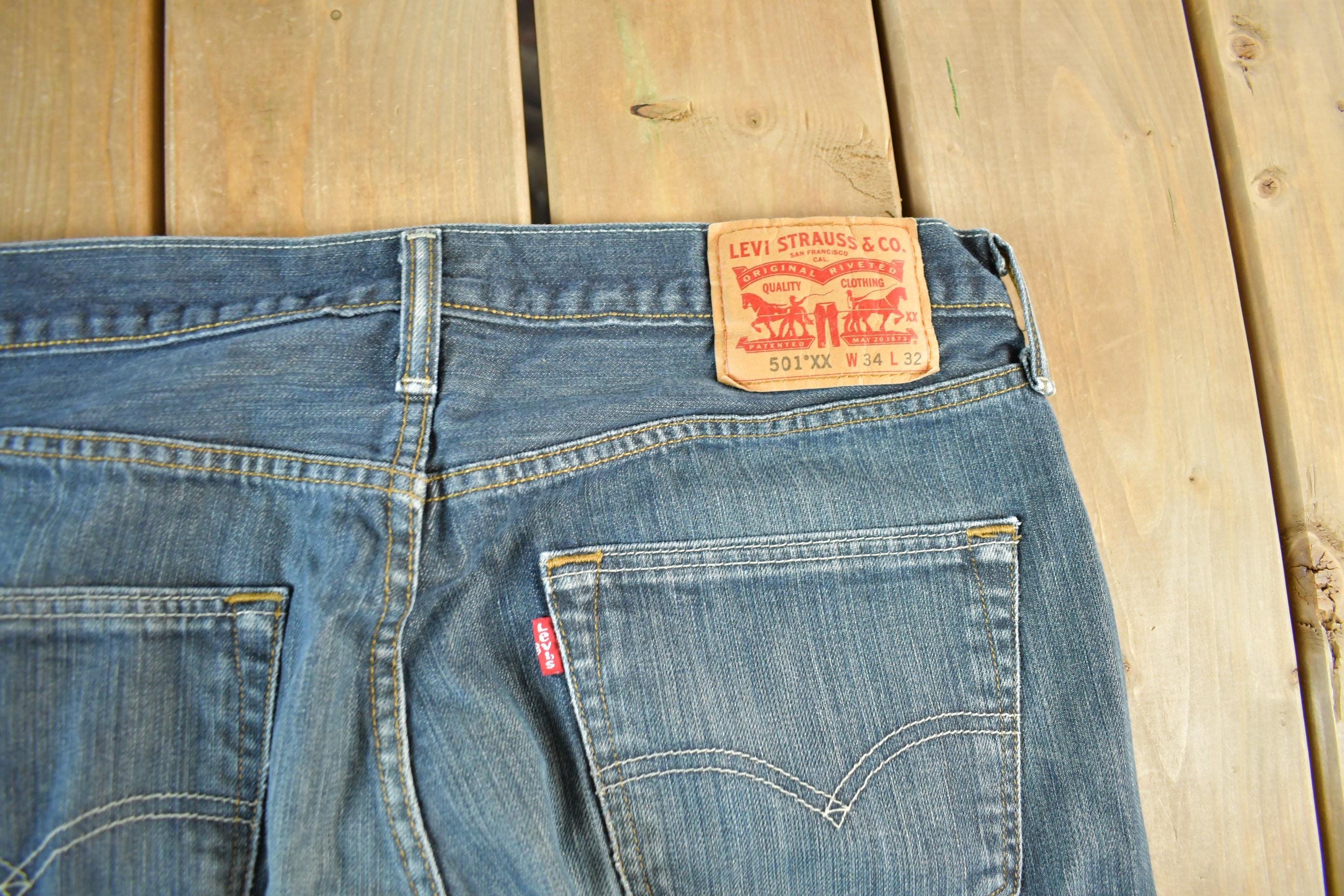 Vintage 1990s Levi's 501 Denim Jeans Men's 34 x 30 - Image 6