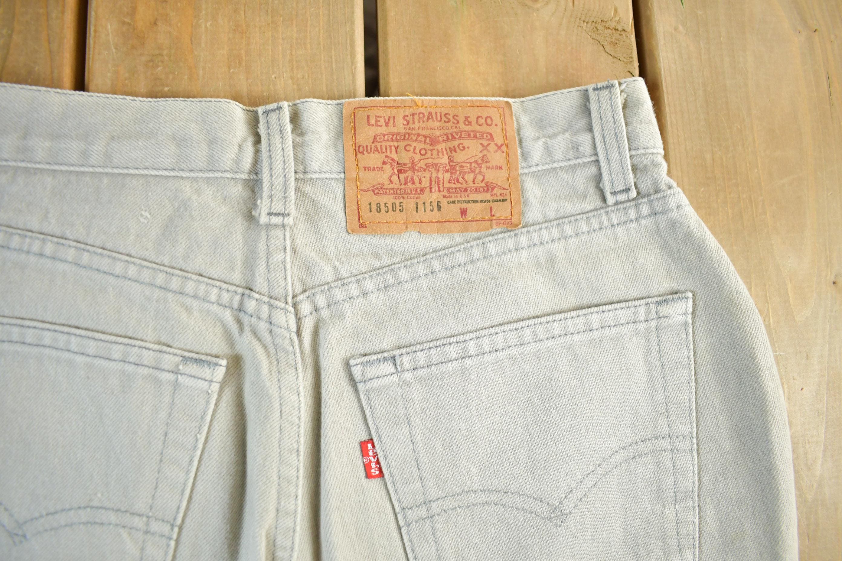 Vintage 1990s Levi's 505 Denim Jeans Women's 28 x 22 - Image 6